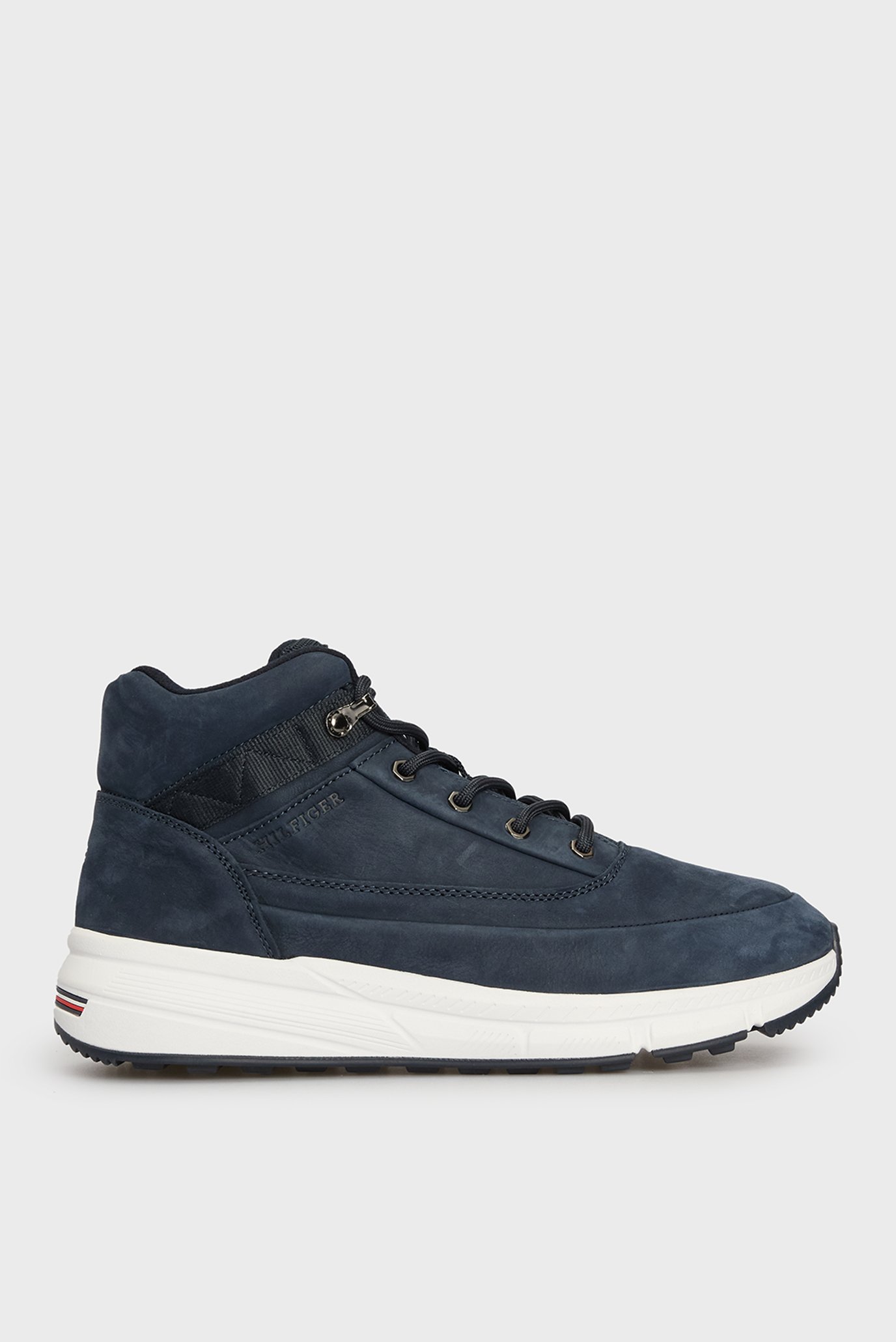 Чоловічі сині замшеві хайтопи HILFIGER WARM NUBUCK HYBRID B 1