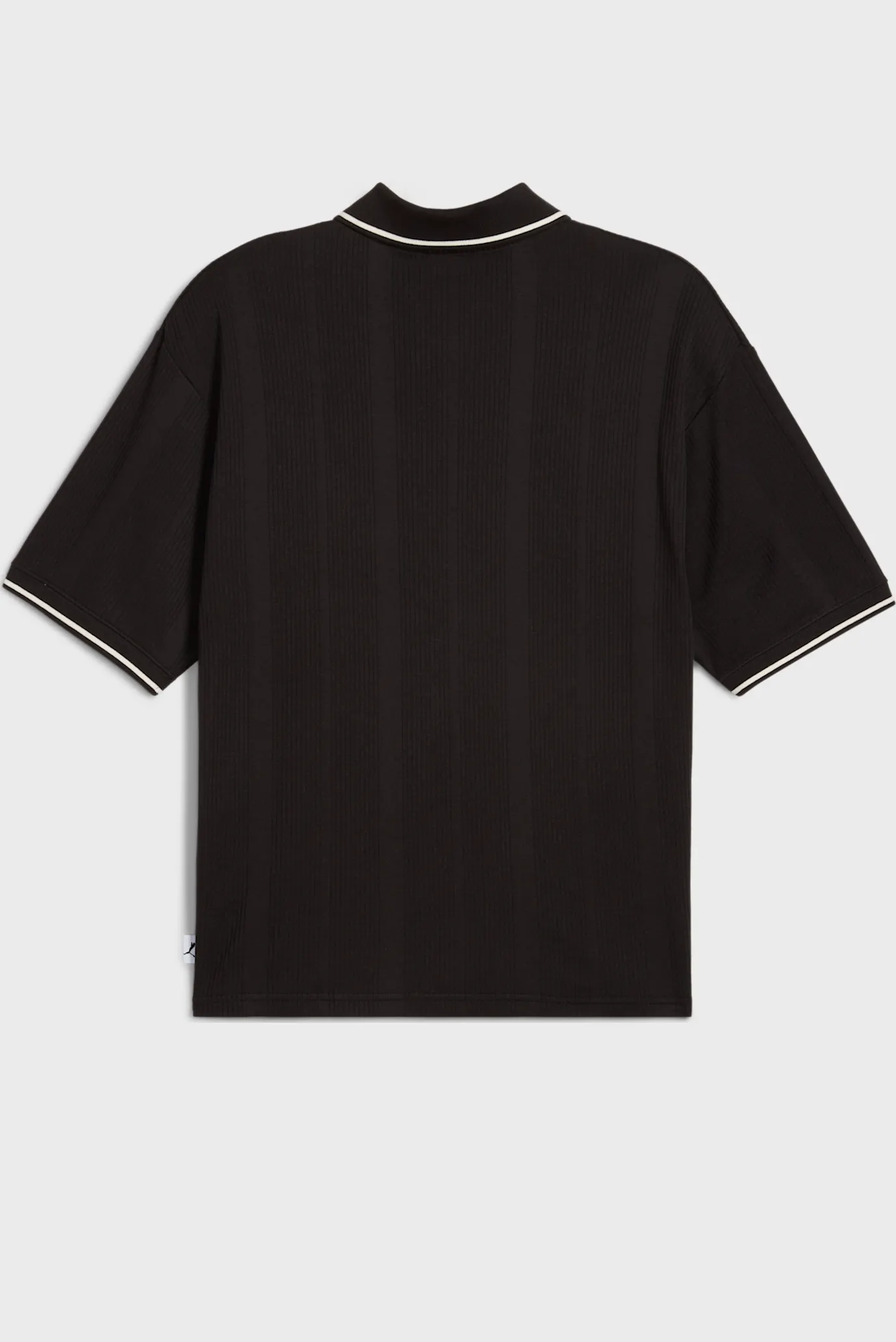 Чоловіче чорне поло у смужку MMQ Polo Men 7