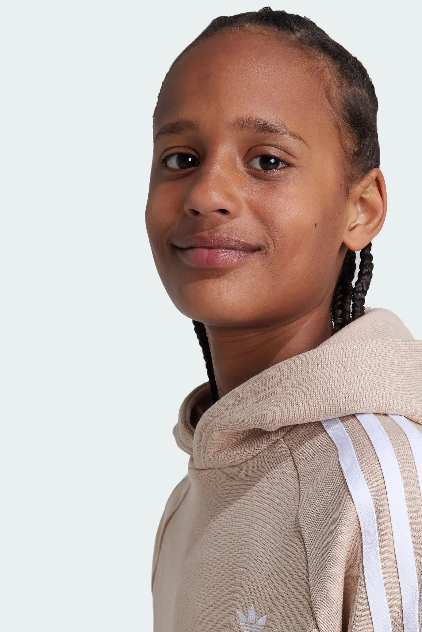 Детское бежевое худи Trefoil Kids 6