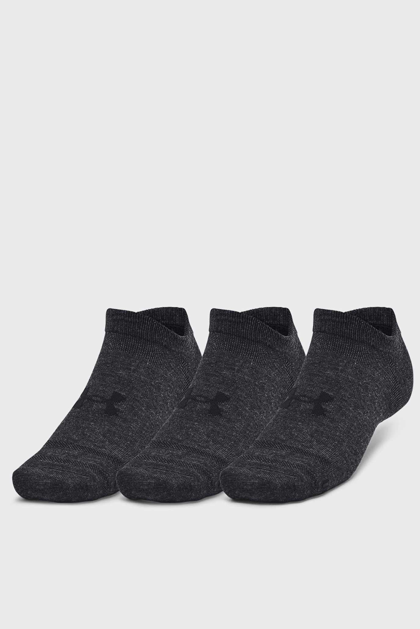 Чорні шкарпетки (3 пари) UA Essential No Show 1