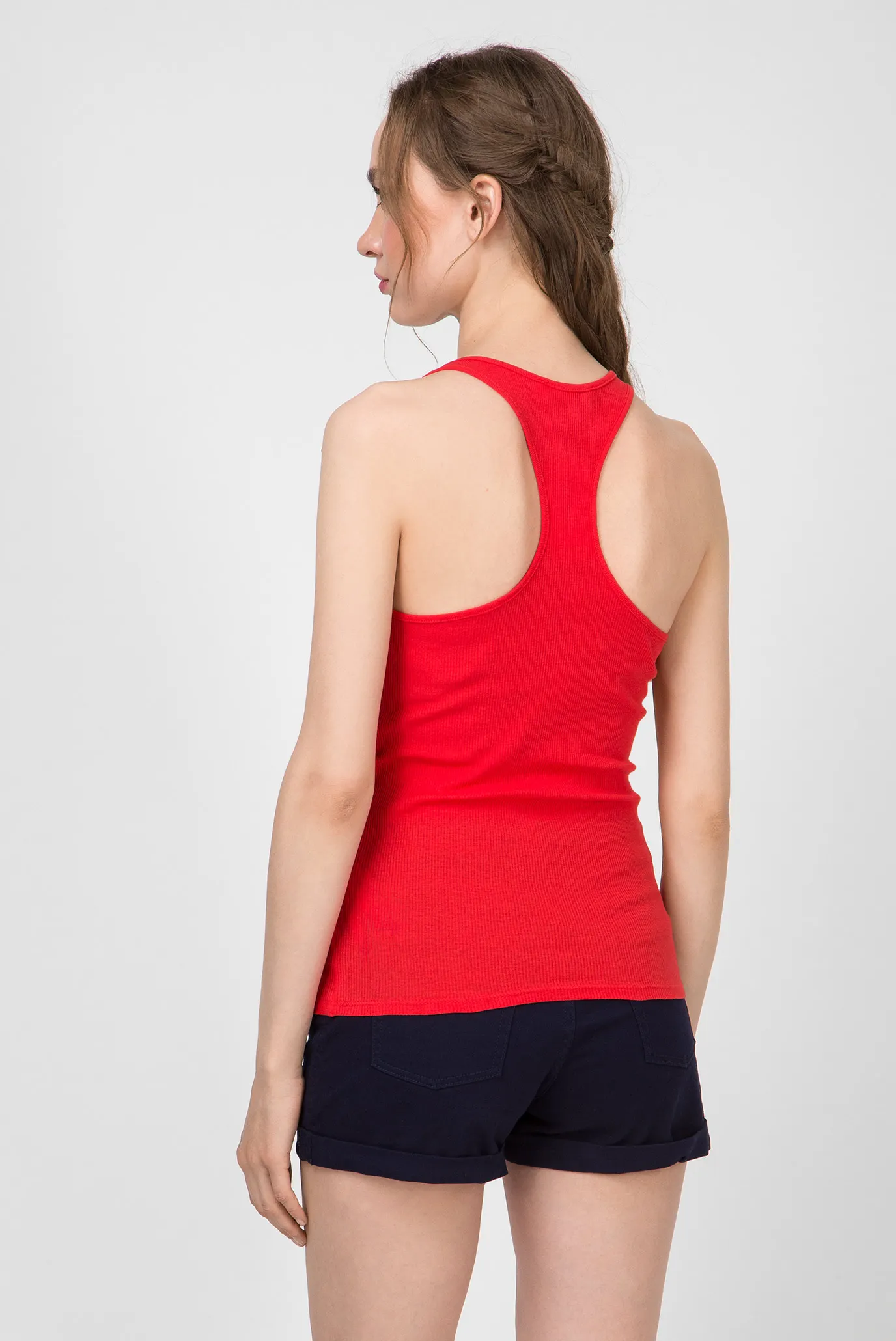 Женская красная майка Terranova 0042088 — MD-Fashion