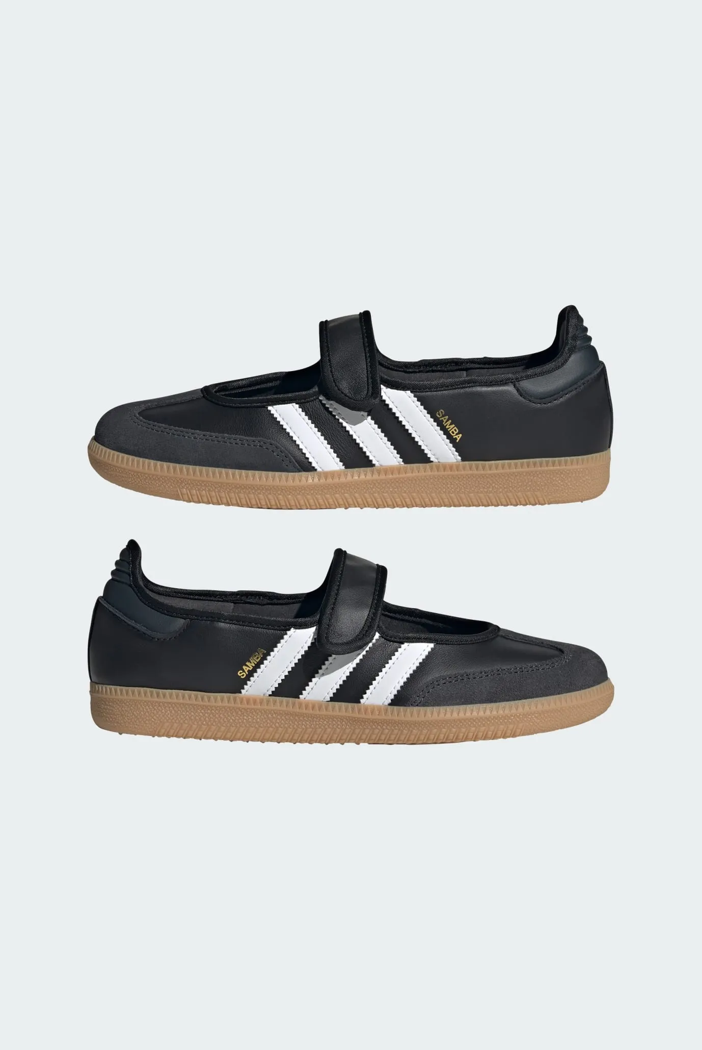 Жіночі чорні шкіряні балетки Samba OG 7