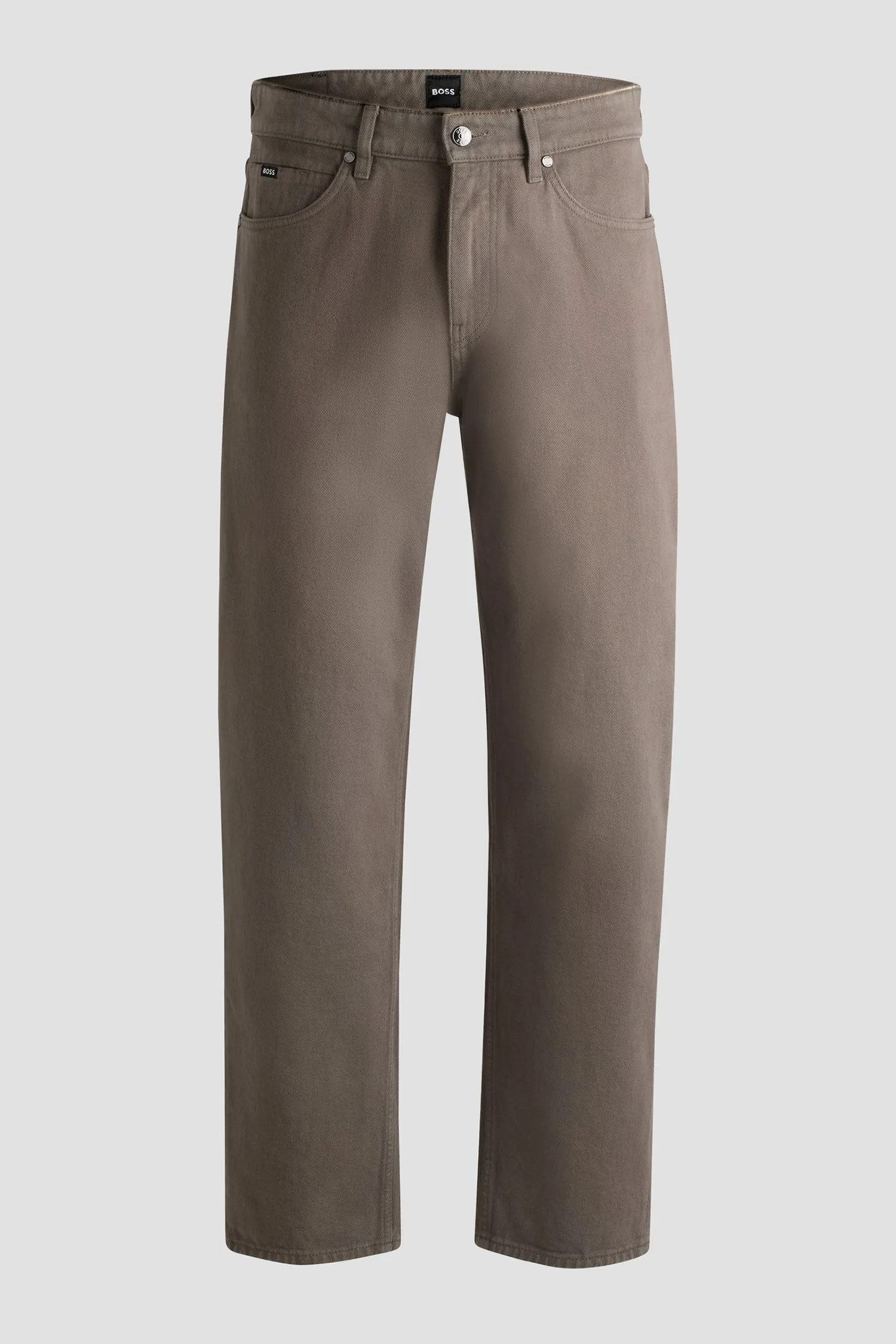 Мужские коричневые джинсы 6