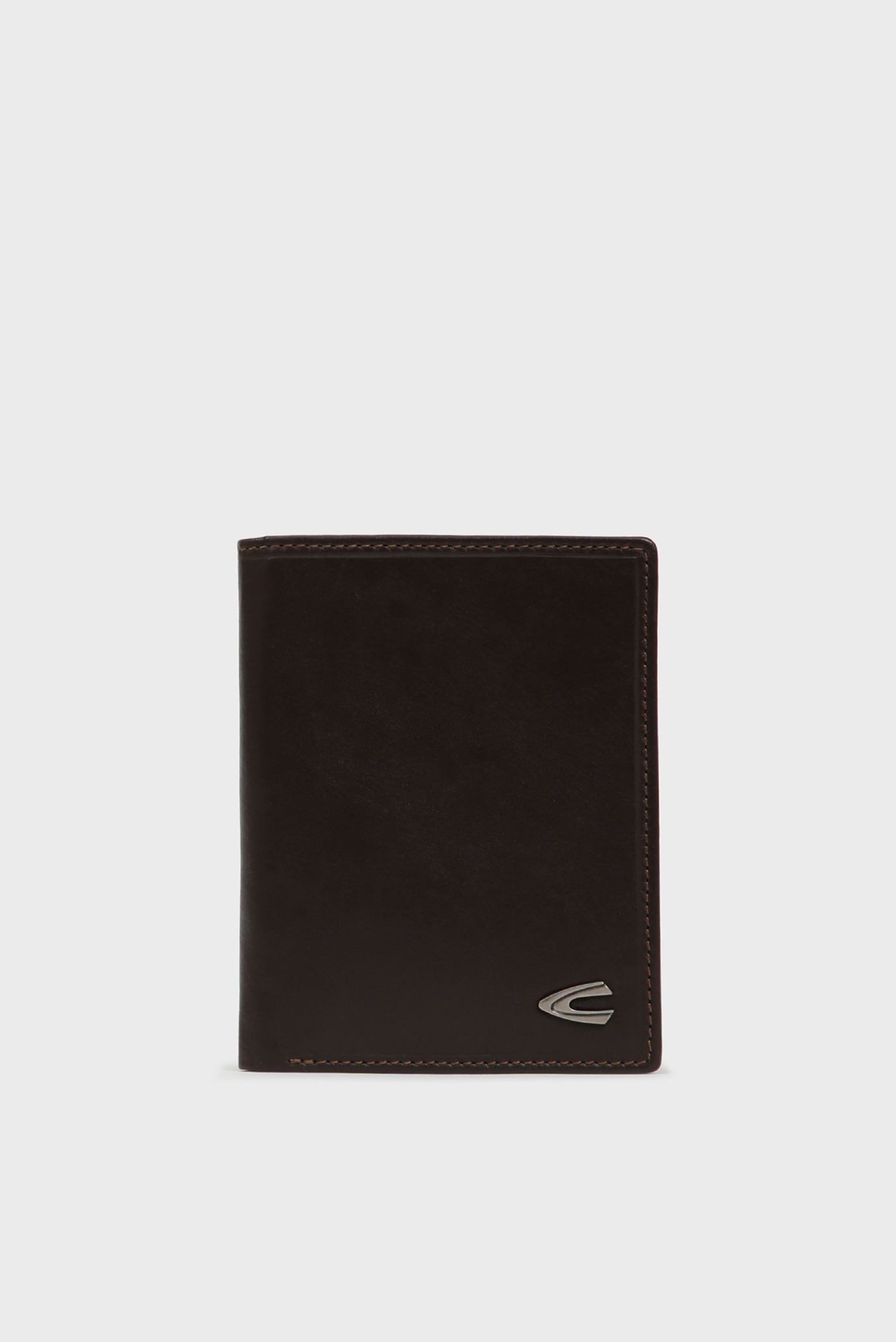 Чоловічий темно-коричневий шкіряний гаманець Vegas 1