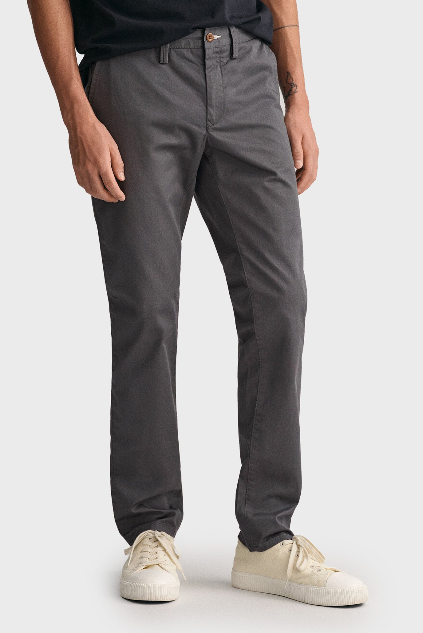 Чоловічі сірі чіноси SLIM TWILL CHINOS 1