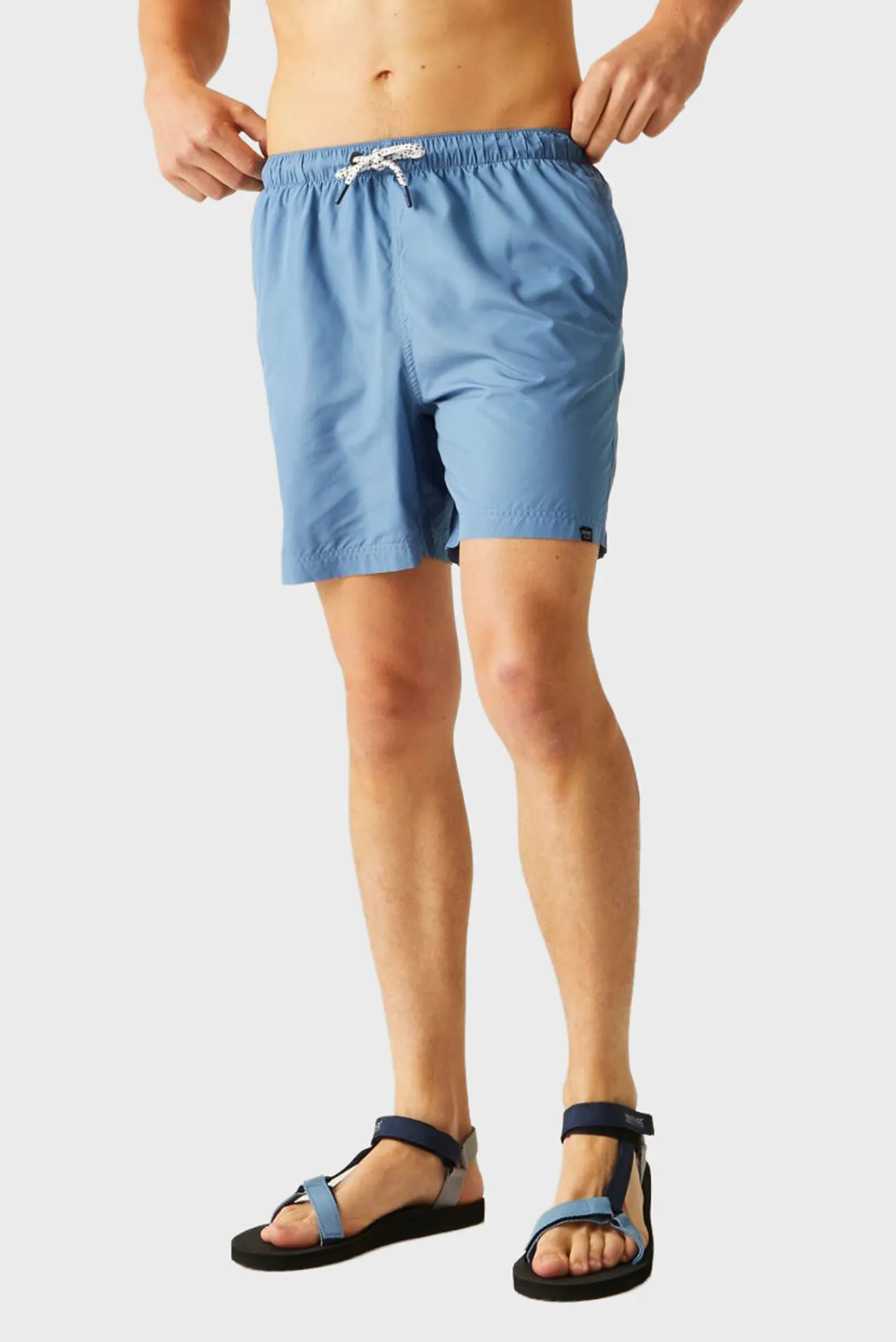 Чоловічі блакитні плавальні шорти 1