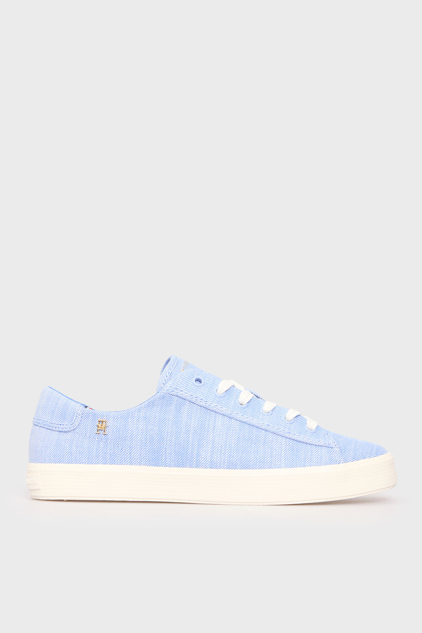Женские голубые кеды VULC SNEAKER CHAMBREY Голубой 37 Tommy Hilfiger FW0FW08561 Женские голубые кеды VULC SNEAKER CHAMBREY Голубой 37 Tommy Hilfiger FW0FW08561
