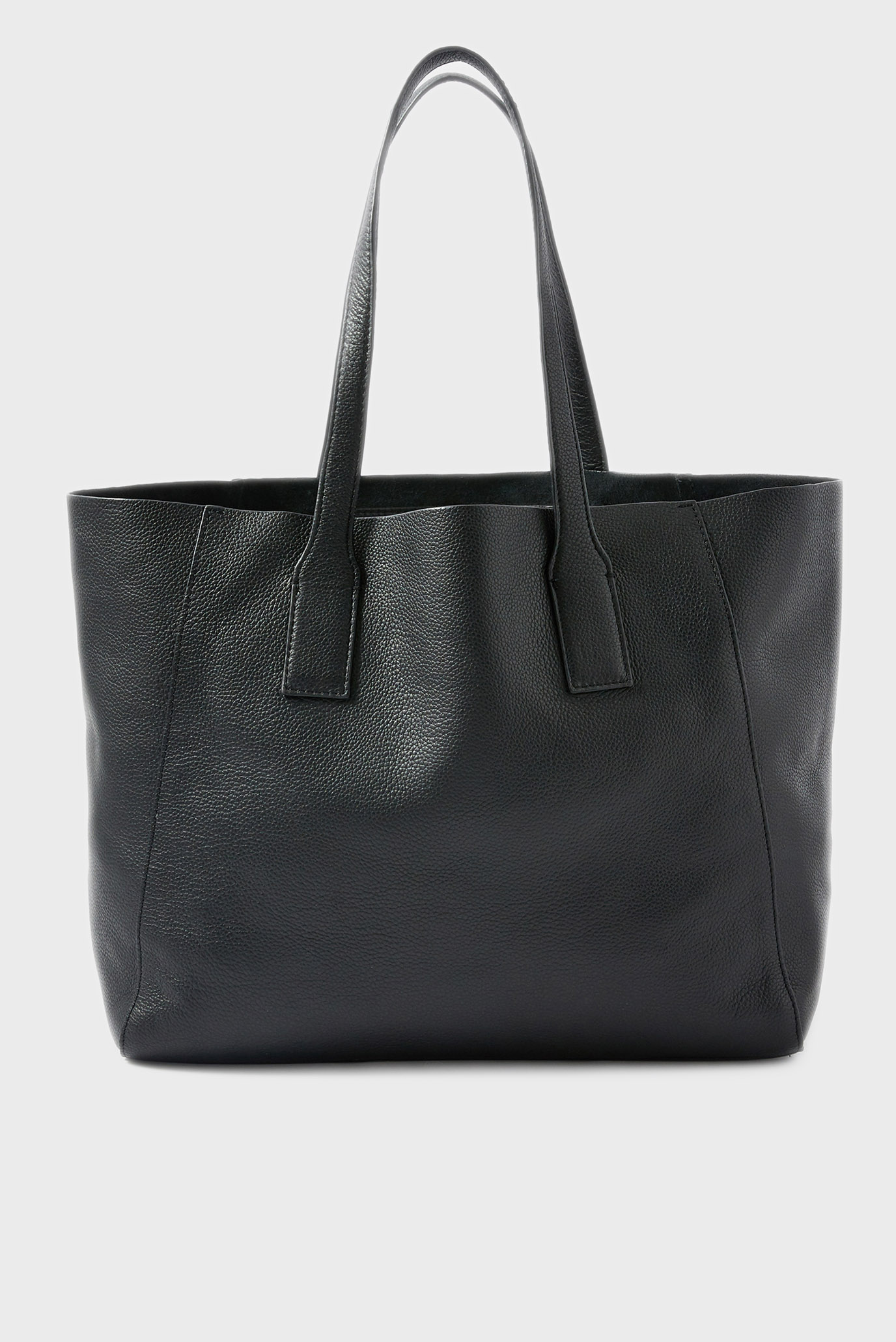 Женская черная кожаная сумка Melinda Large Shoppe 1