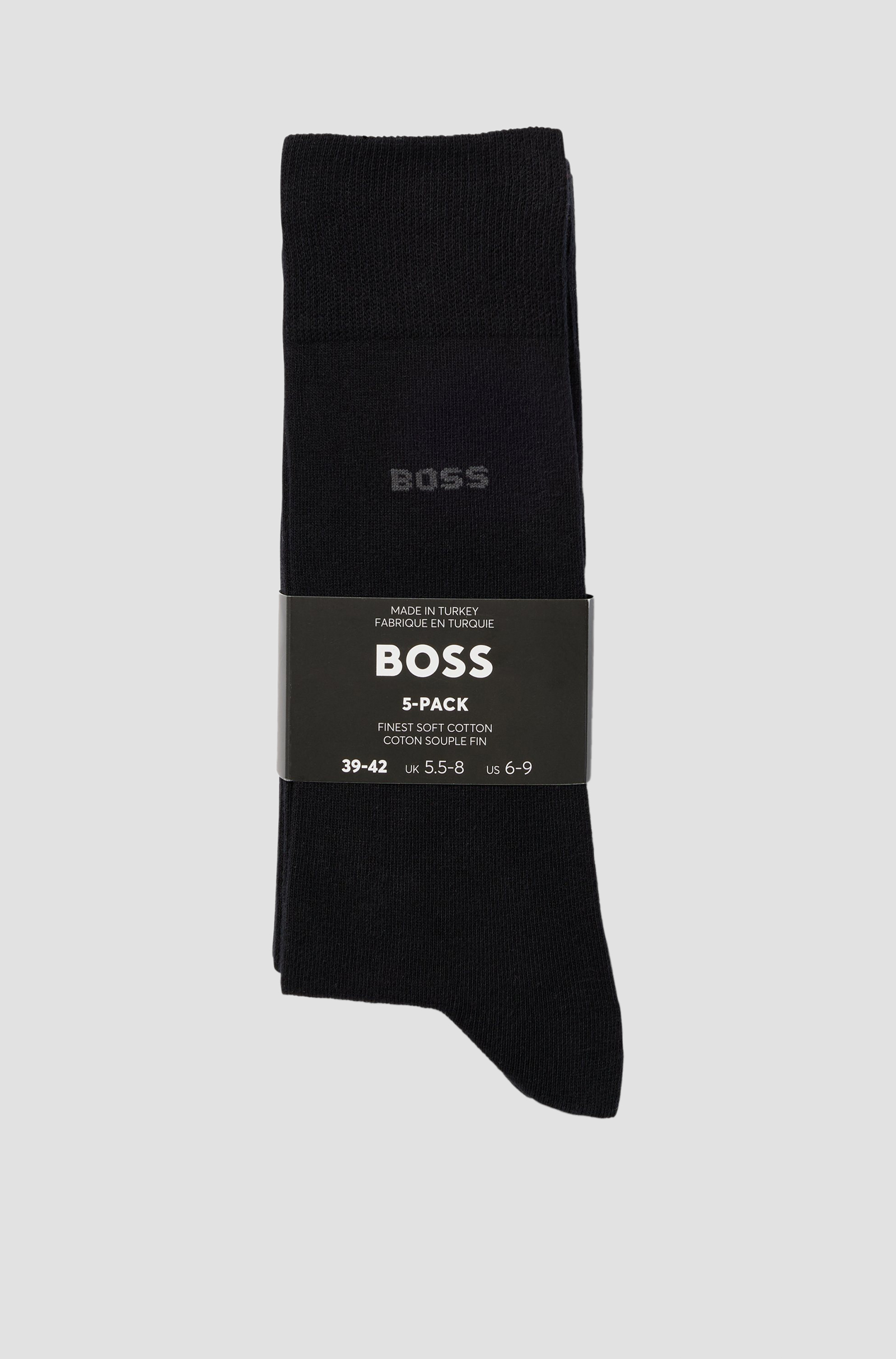 Чоловічі чорні шкарпетки (5 пар) 1
