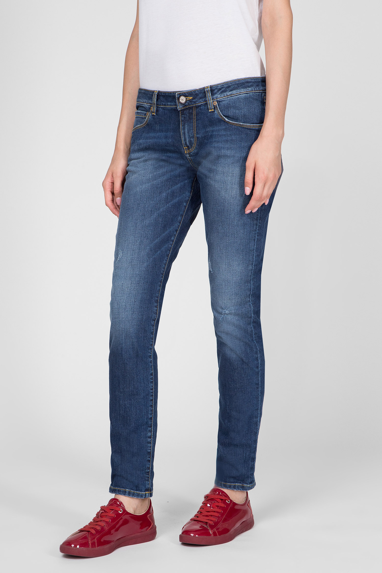 Женские темно-синие джинсы 1