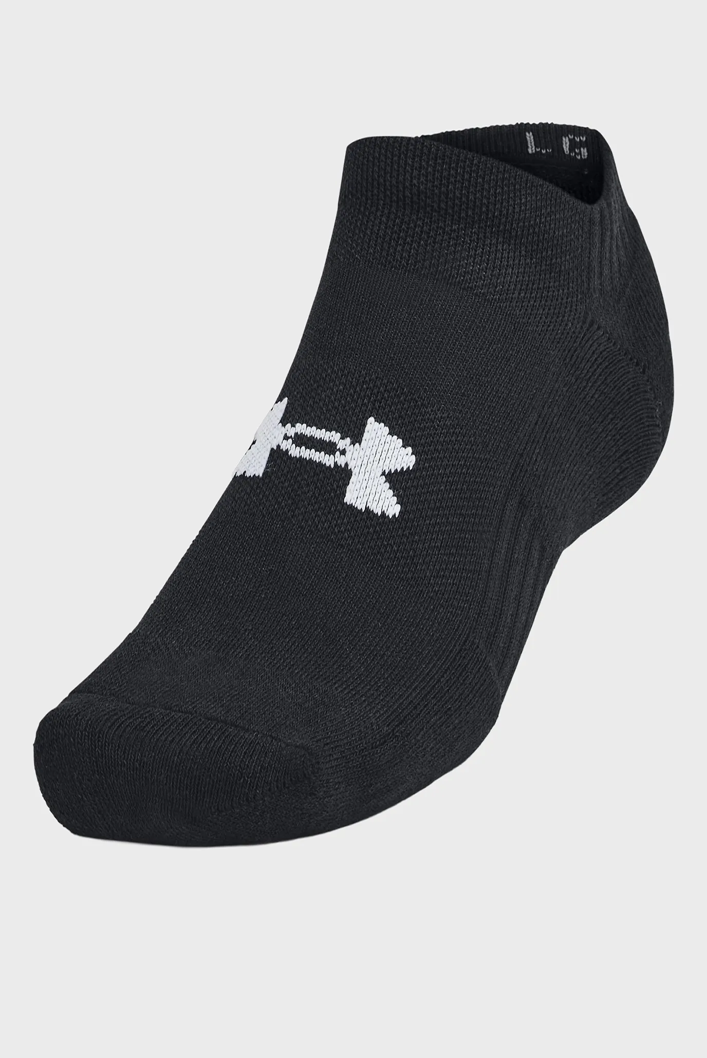 Черные носки (3 пары) Unisex UA TC 3pk No Show 2