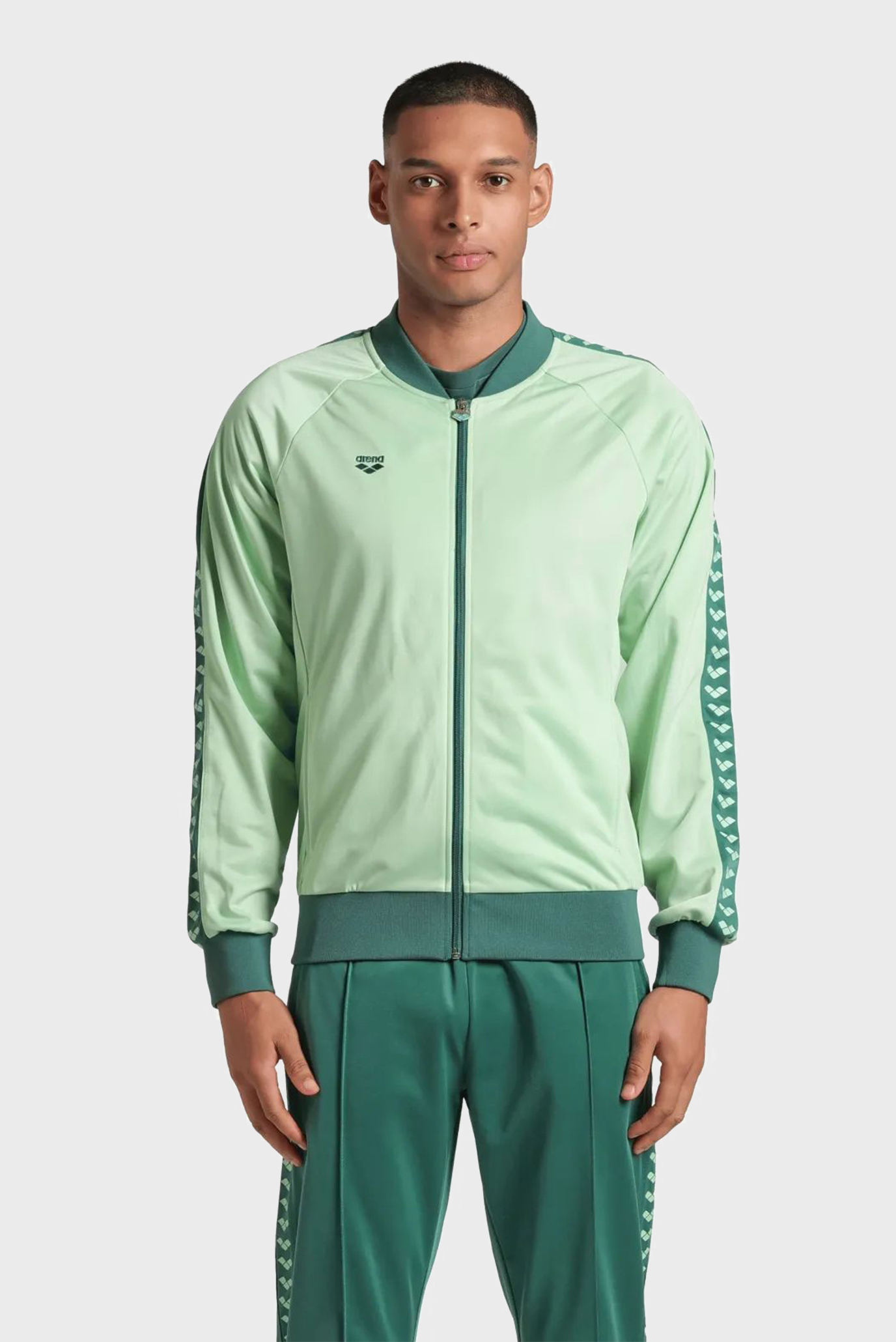 Мужская мятная спортивная кофта RELAX IV TEAJACKET Ментоловый M Arena 002723-662 Мужская мятная спортивная кофта RELAX IV TEAJACKET Ментоловый M Arena 002723-662