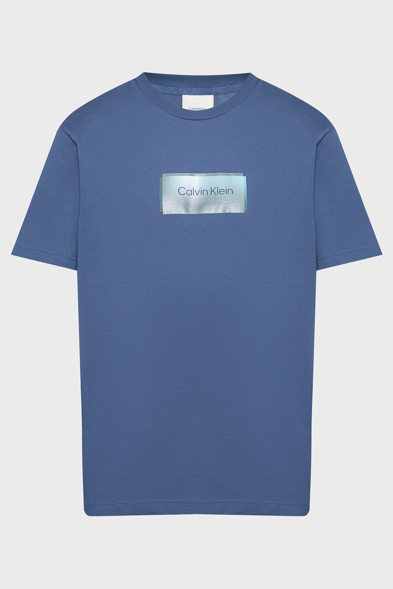 Мужская синяя футболка GEL OVERLAY Синий XL Calvin Klein K10K114174 Мужская синяя футболка GEL OVERLAY Синий XL Calvin Klein K10K114174