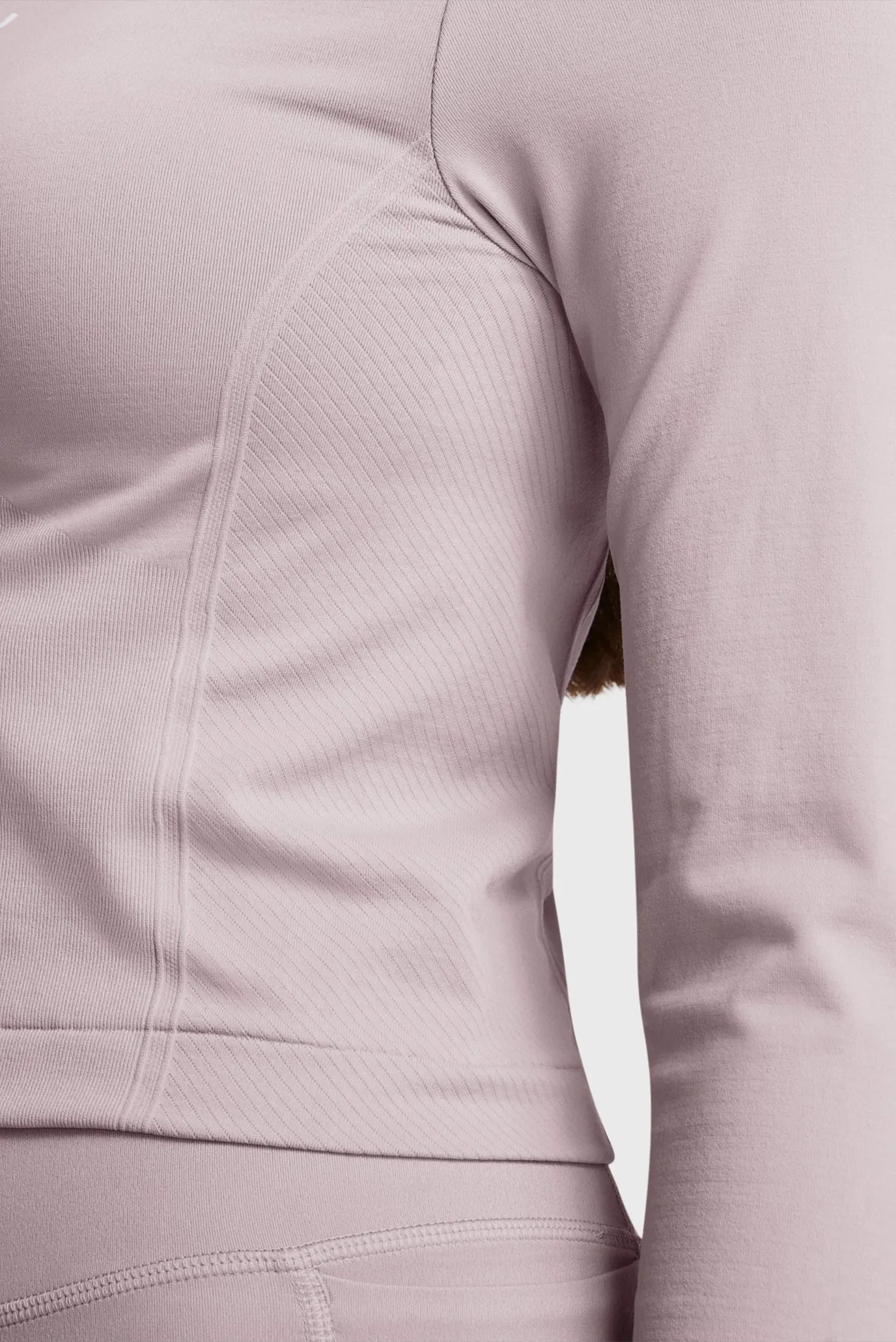 Жіночий пудровий лонгслів UA Vanish Seamless LS 4