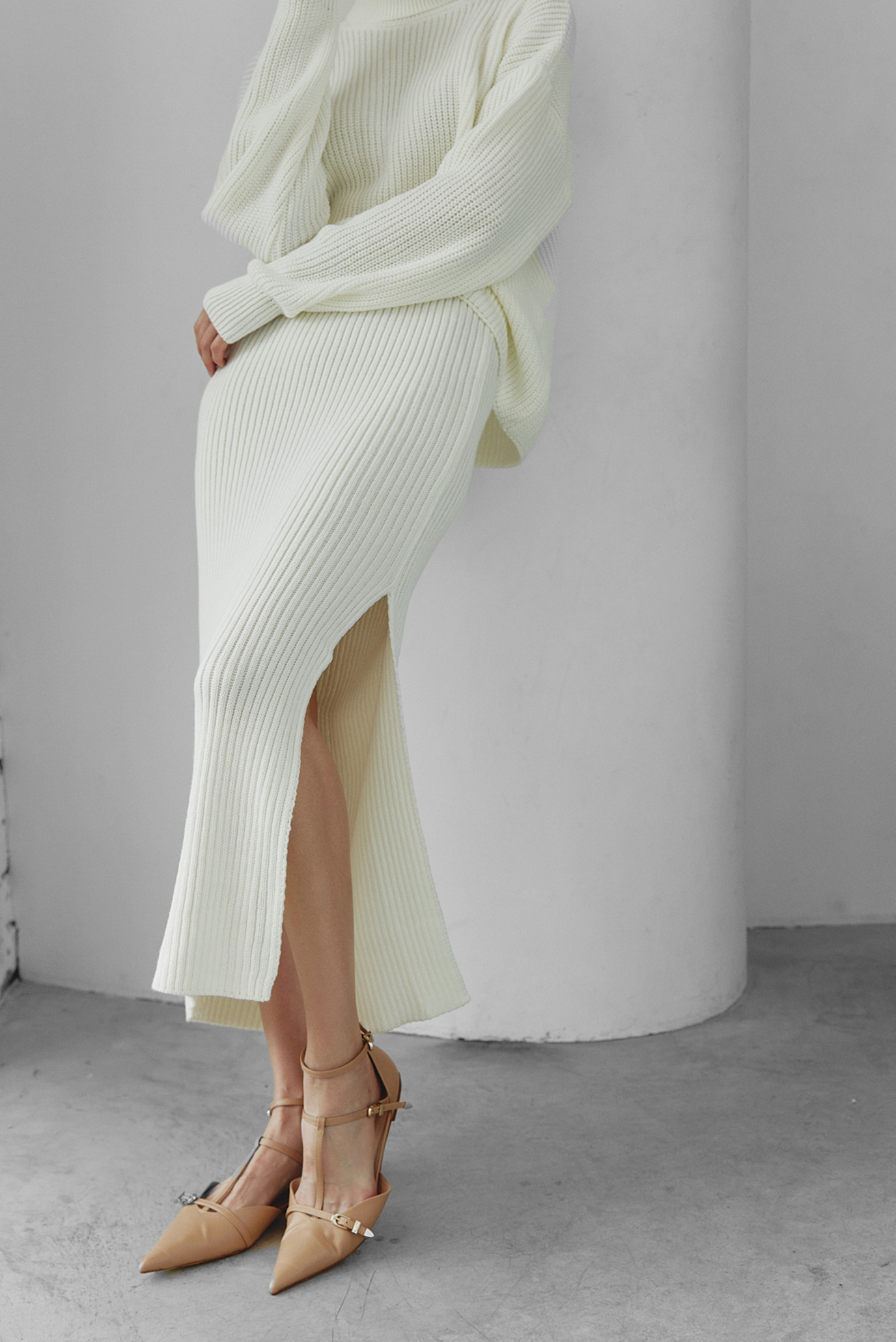 Женская белая юбка 1