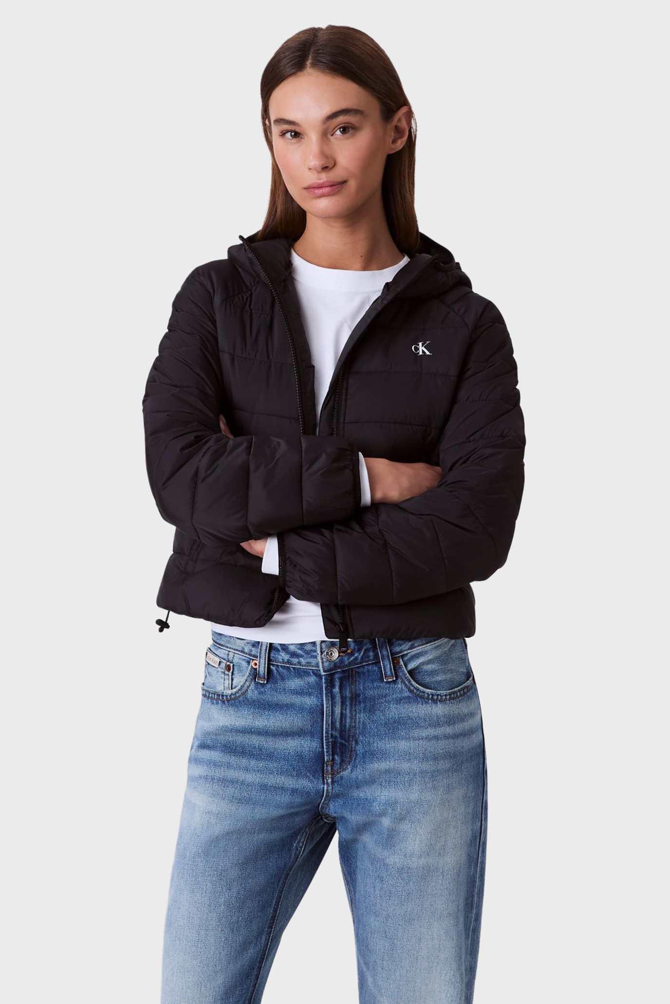 Женская черная куртка LIGHTWEIGHT QUILTED Черный M Calvin Klein Jeans LV047C510G Женская черная куртка LIGHTWEIGHT QUILTED Черный M Calvin Klein Jeans LV047C510G