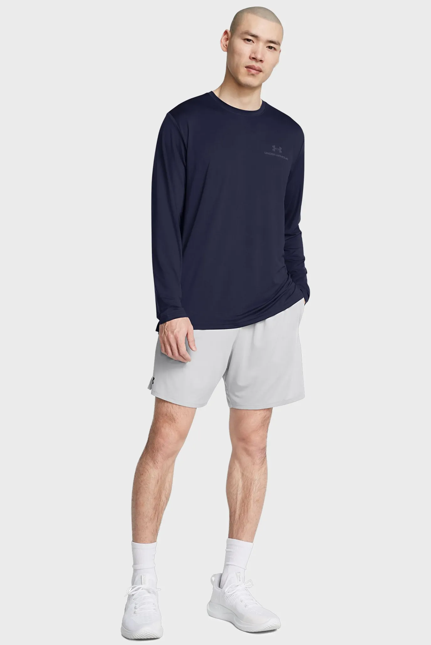 Мужские серые шорты Tech Vent 7in Shorts 4