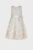 Детское серое платье GREY PETAL 3D DRESS