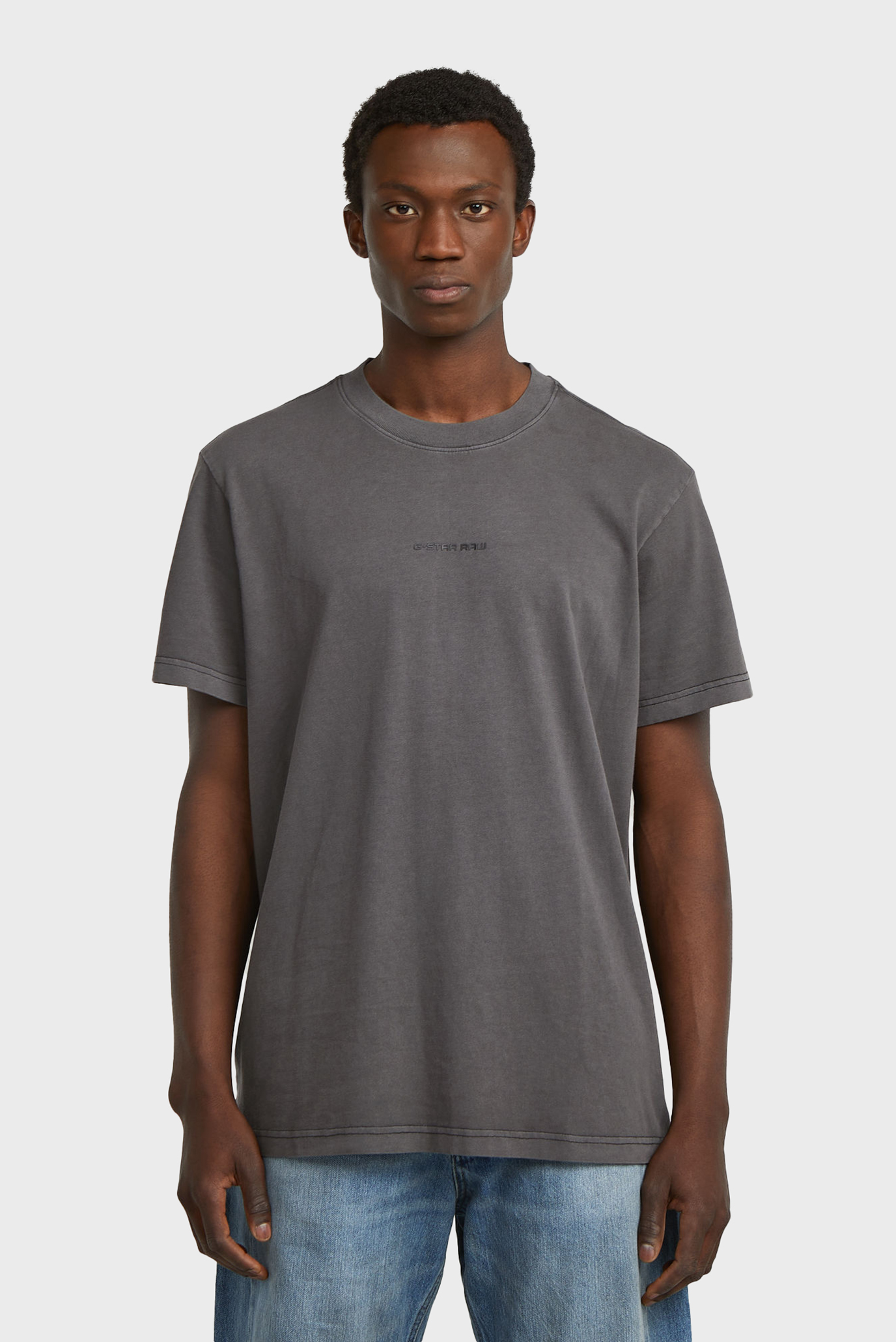 Мужская темно-серая футболка Overdyed Серый XXL G-Star RAW D27760,C756 Мужская темно-серая футболка Overdyed Серый XXL G-Star RAW D27760,C756