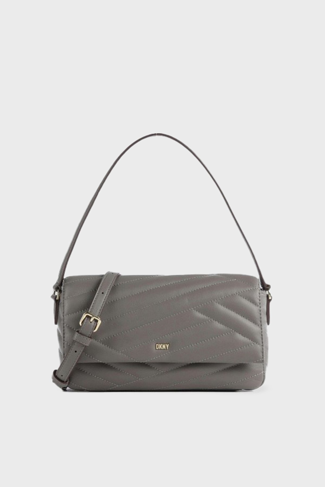 Женская серая кожаная сумка Серый ONESIZE DKNY R31HBX38 Женская серая кожаная сумка Серый ONESIZE DKNY R31HBX38