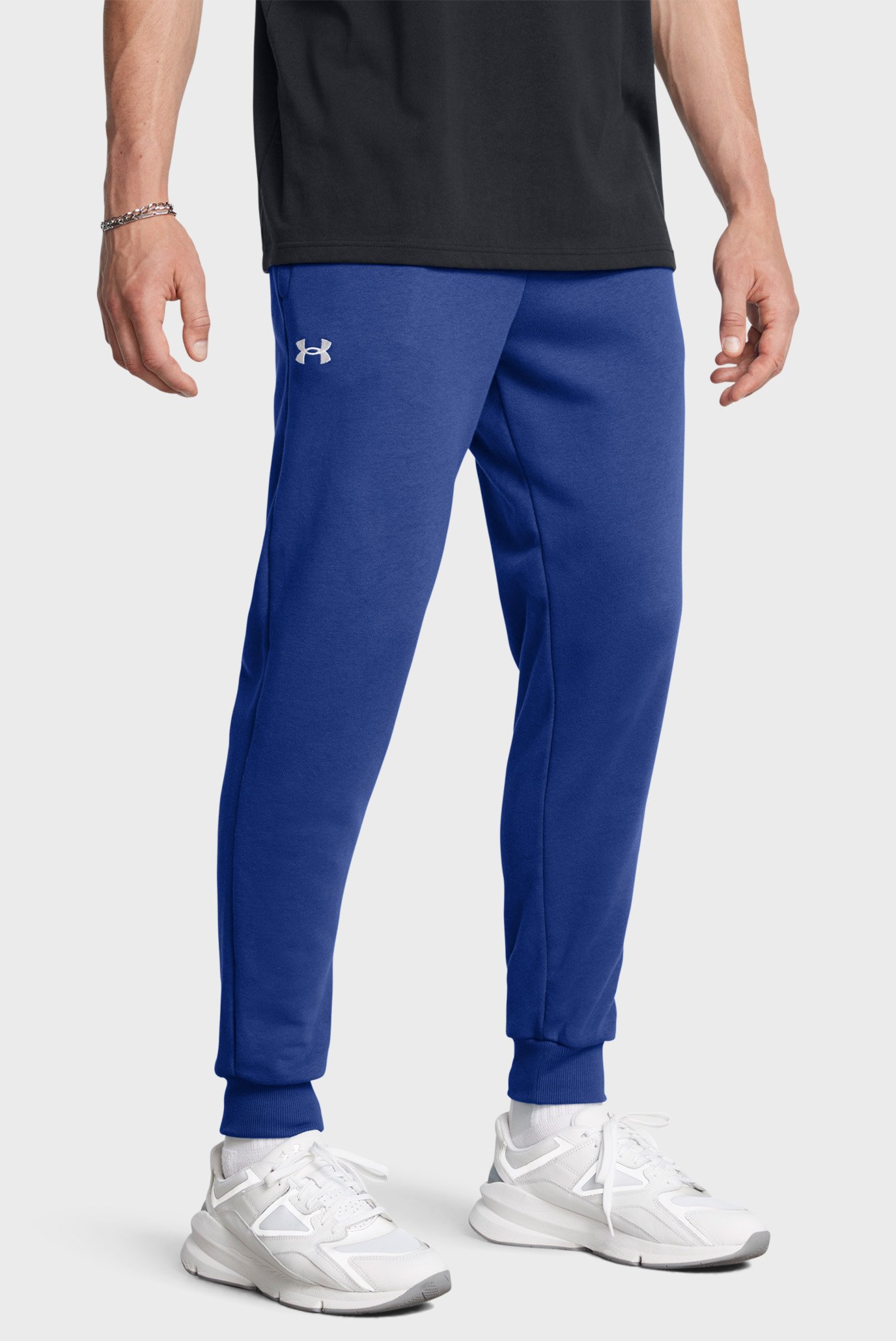 Чоловічі сині спортивні штани UA Rival Fleece Joggers 1