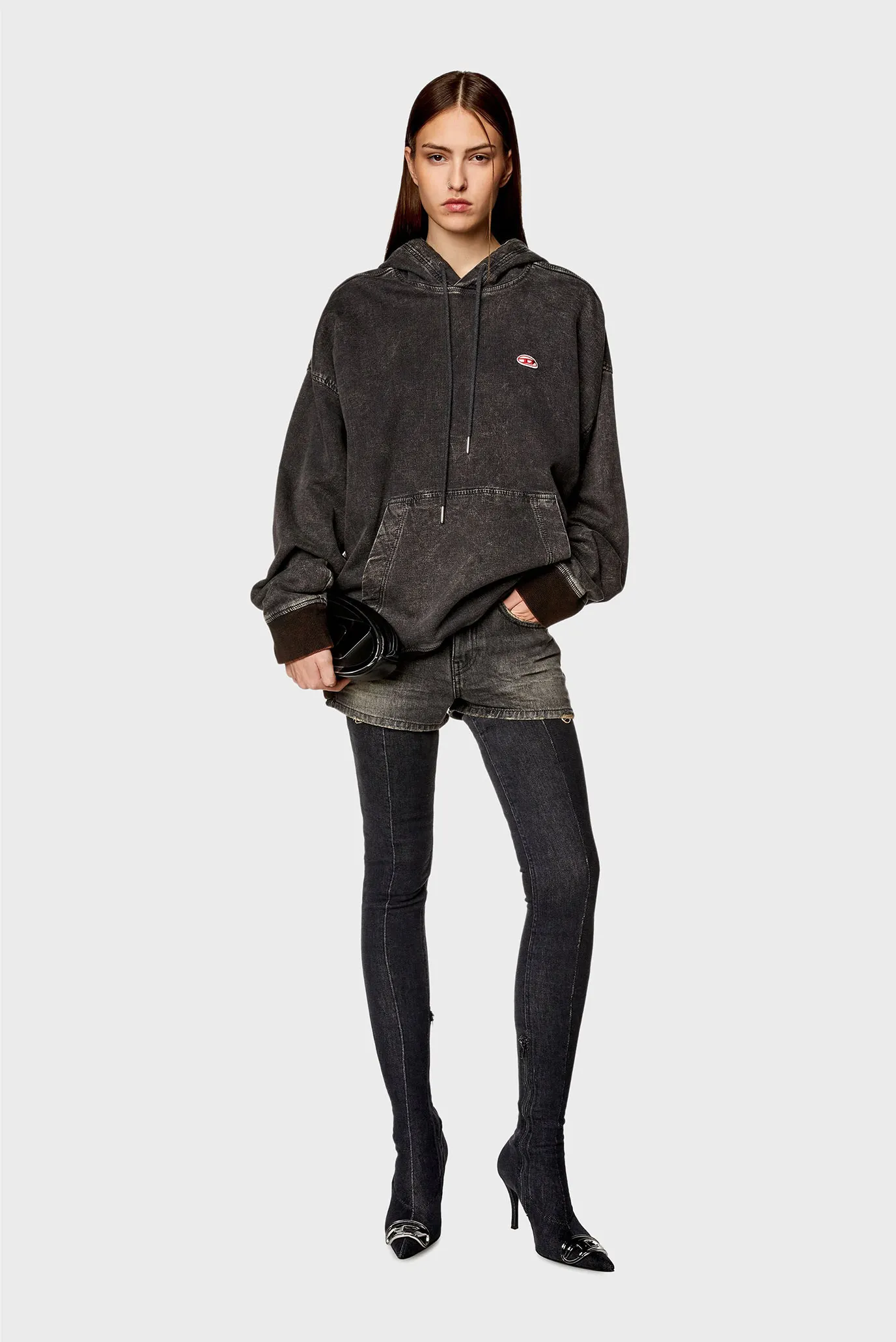 Жіночі темно-сірі джинсові шорти DE-YUBA 4