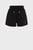 Детские черные шорты IRIDESCENT CK LOGO