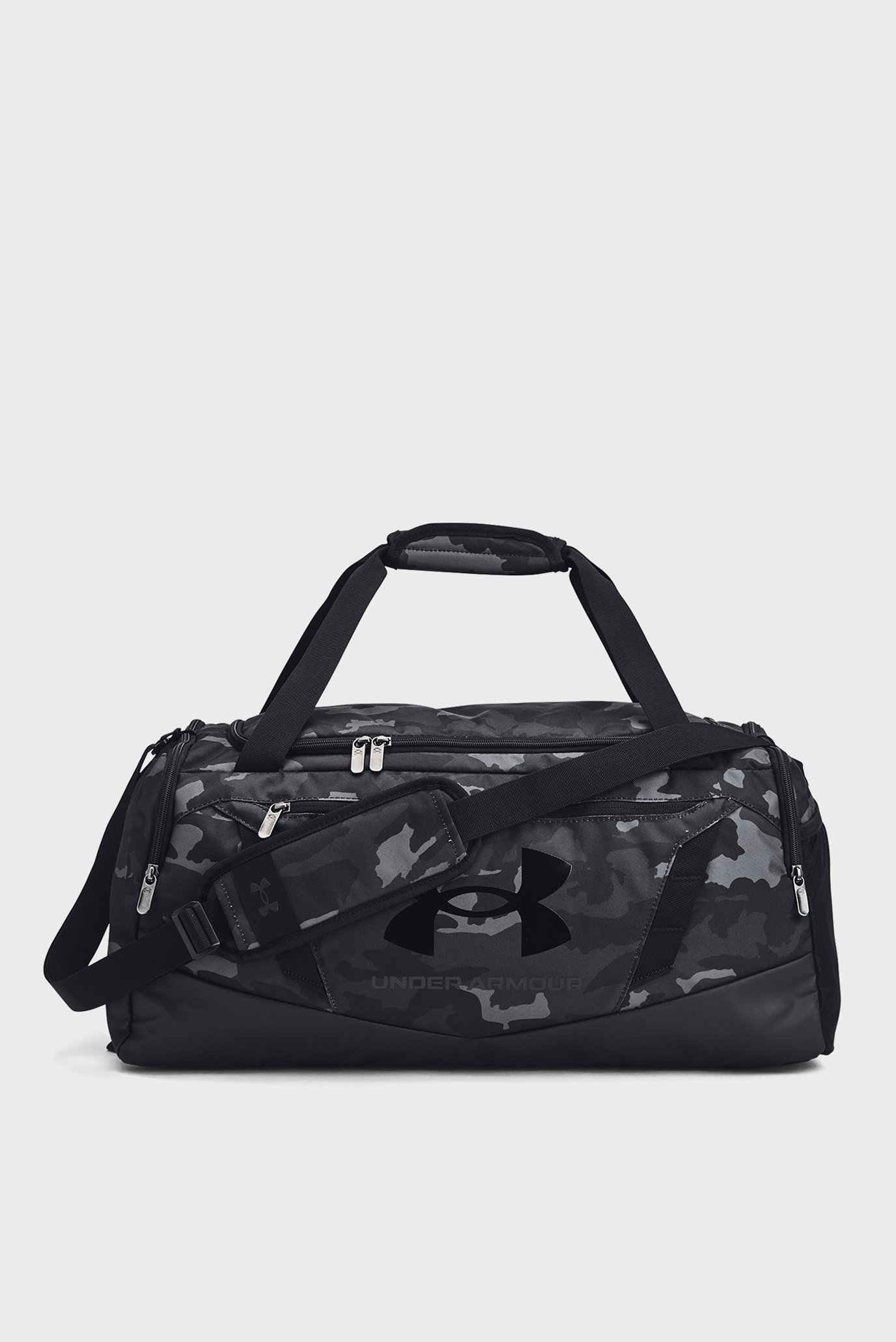 Черная камуфляжная спортивная сумка UA Undeniable 5.0 Duffle SM 1