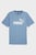 Мужская голубая футболка Essentials Logo Men's Tee