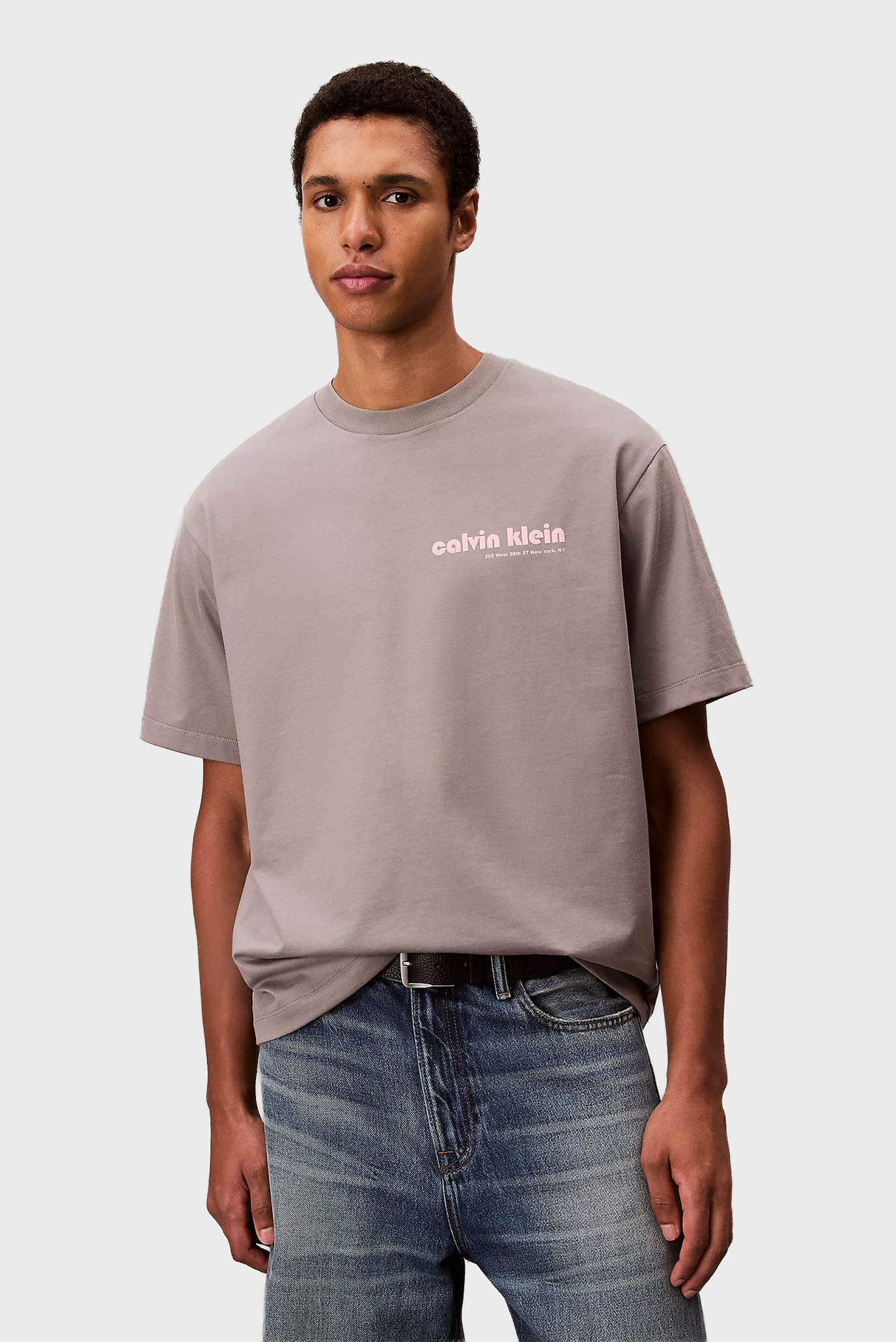 Мужская серая футболка Серый XXL Calvin Klein Jeans LV04RC829G Мужская серая футболка Серый XXL Calvin Klein Jeans LV04RC829G