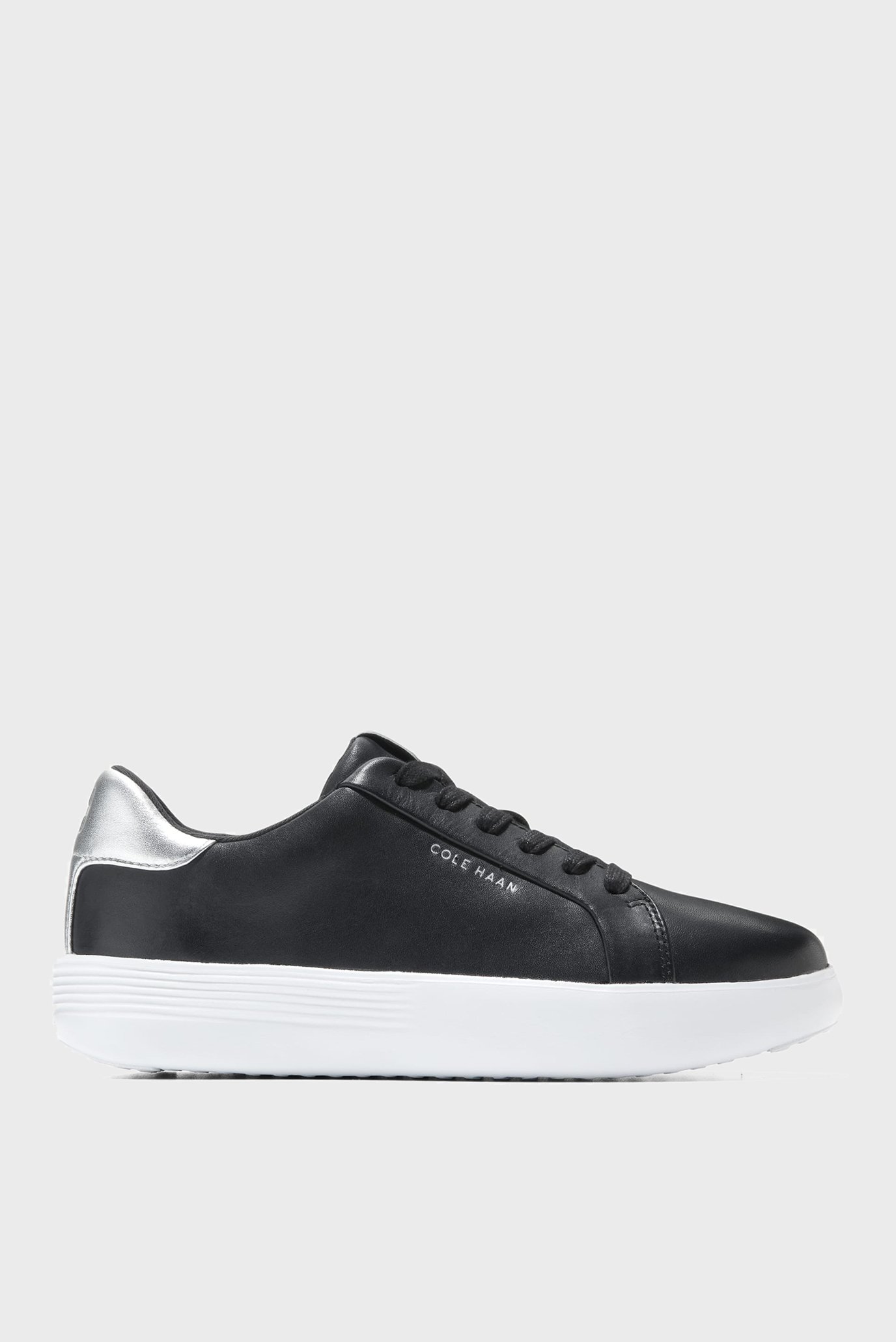 Жіночі чорні шкіряні снікерси Crosscourt Joy Platform Sneakers 1