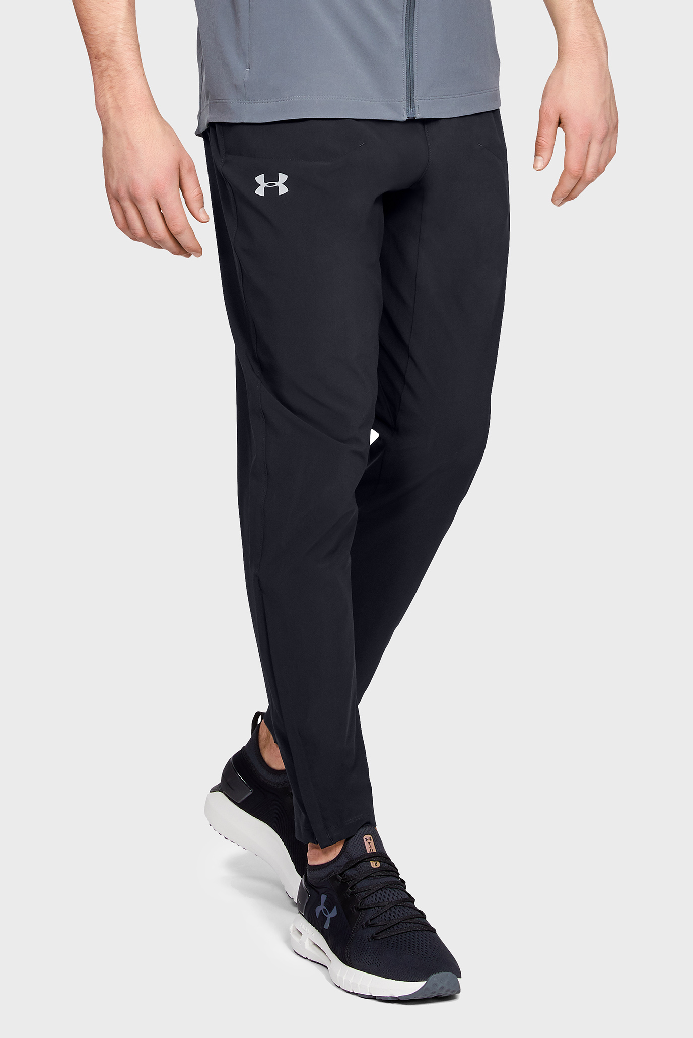 Мужские черные спортивные брюки UA STORM LAUNCH PANT 2.0 1