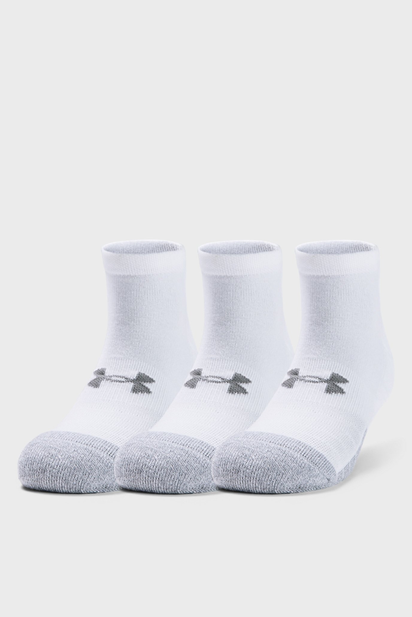 Білі шкарпетки UA Heatgear Locut 1