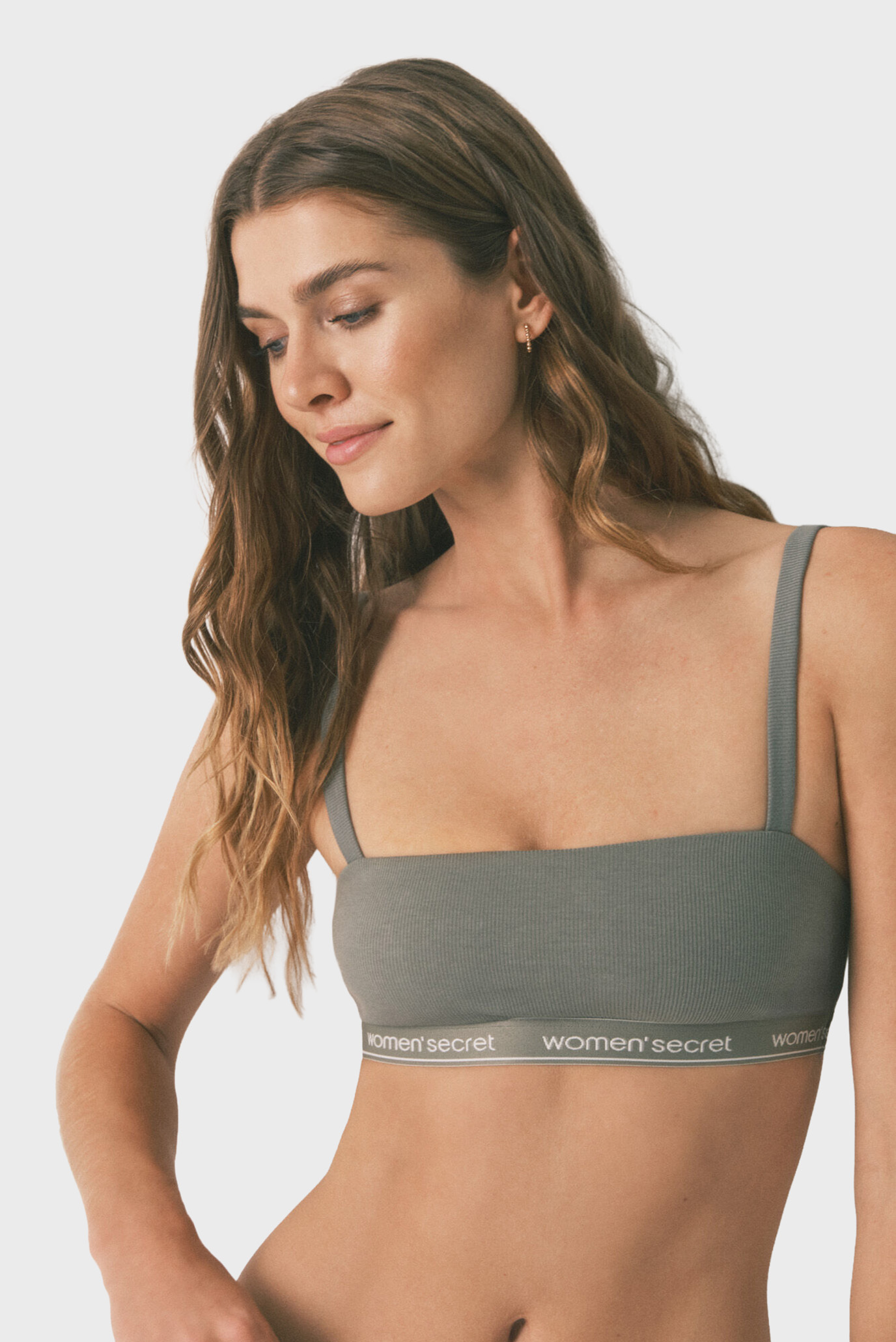 Женский оливковый топ Оливковый M womensecret 5052291 Женский оливковый топ Оливковый M womensecret 5052291