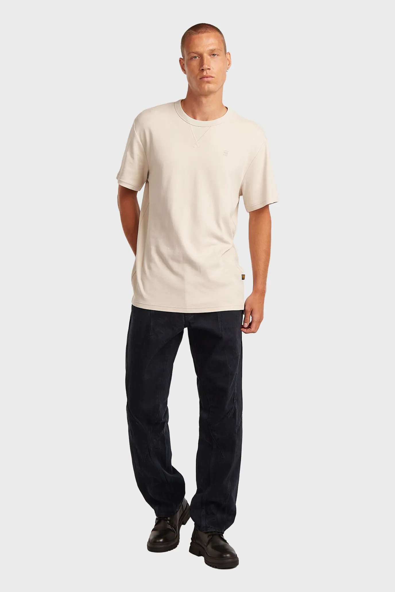 Мужские черные джинсы Kitoh 3D Relaxed Tapered 5