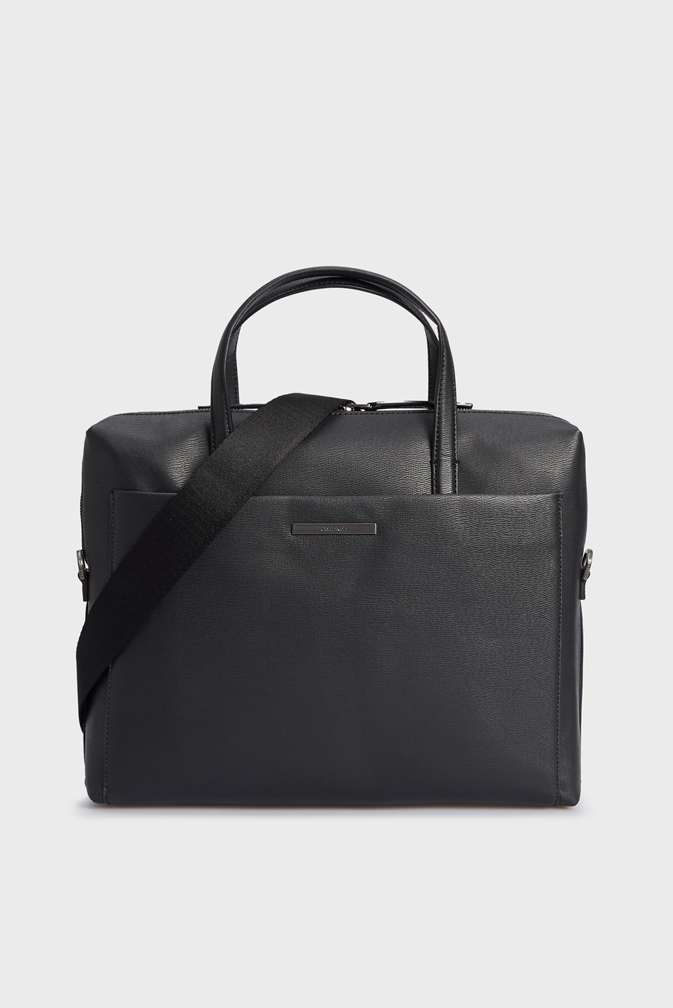 Чоловіча чорна сумка для ноутбука MODERN METAL LAPTOP BAG 1
