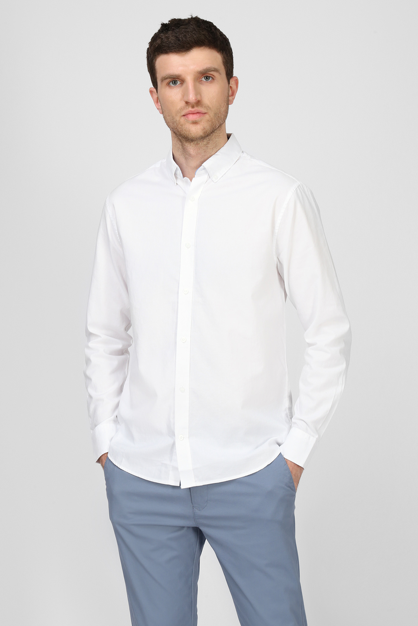 Чоловіча біла сорочка 1