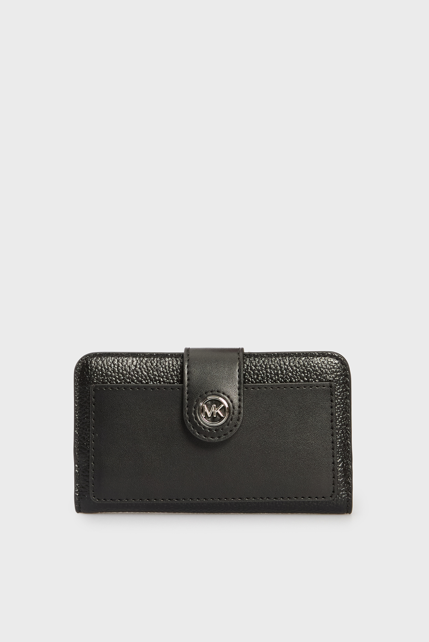 Женский черный кожаный кошелек MK CHARM Черный ONESIZE Michael Kors 32S4S0KF6L Женский черный кожаный кошелек MK CHARM Черный ONESIZE Michael Kors 32S4S0KF6L