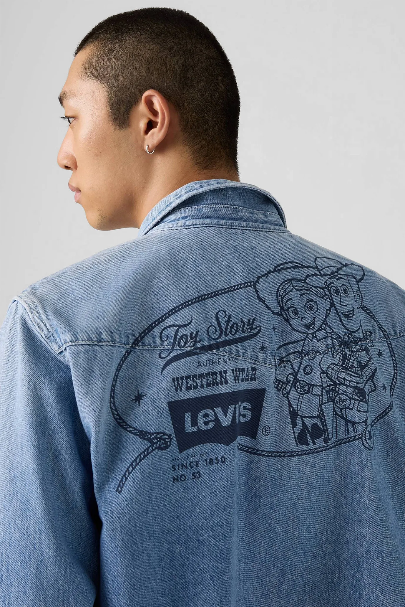 Мужская голубая джинсовая рубашка Levi's® x Toy Story 3