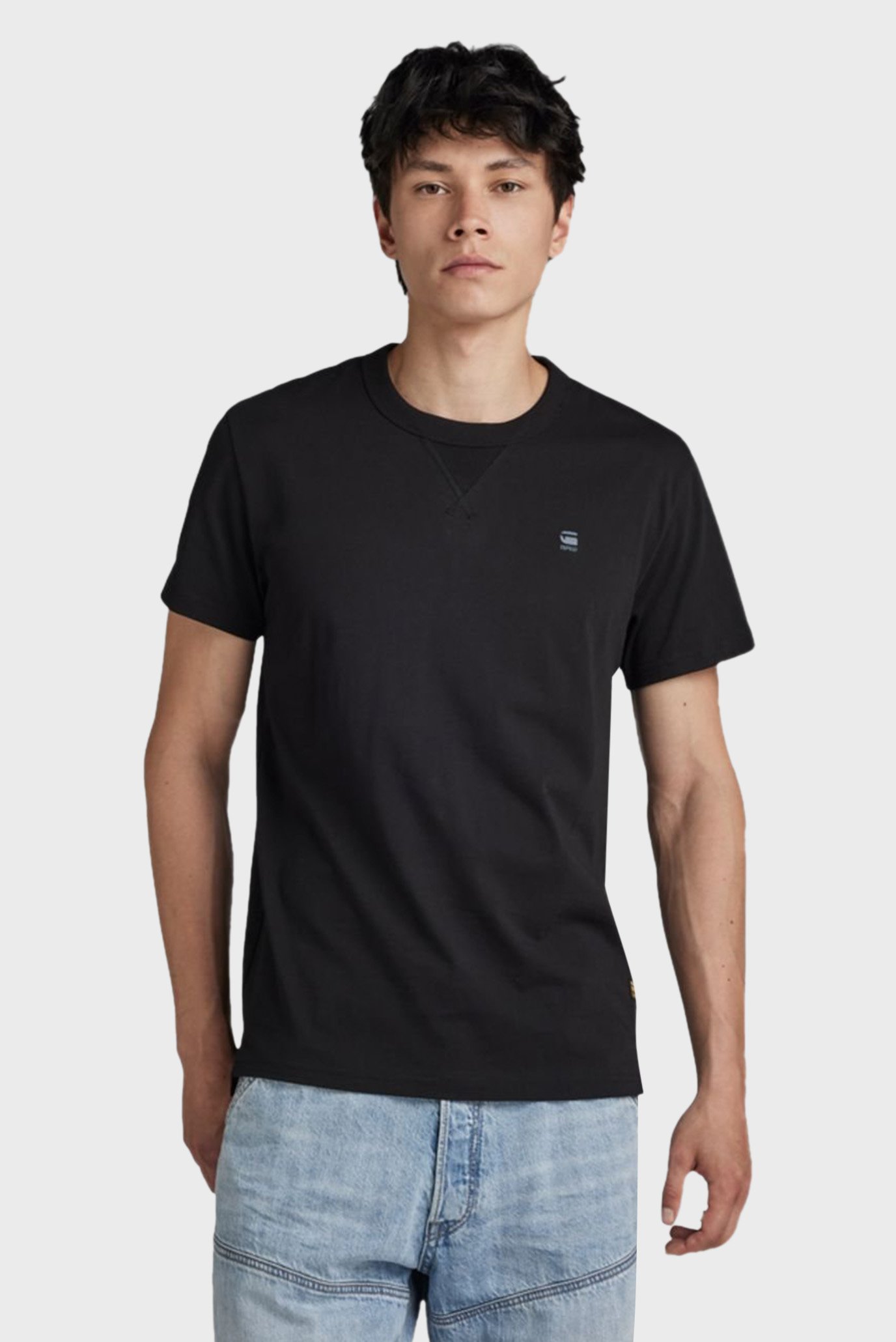 Мужская черная футболка Nifous r t 1