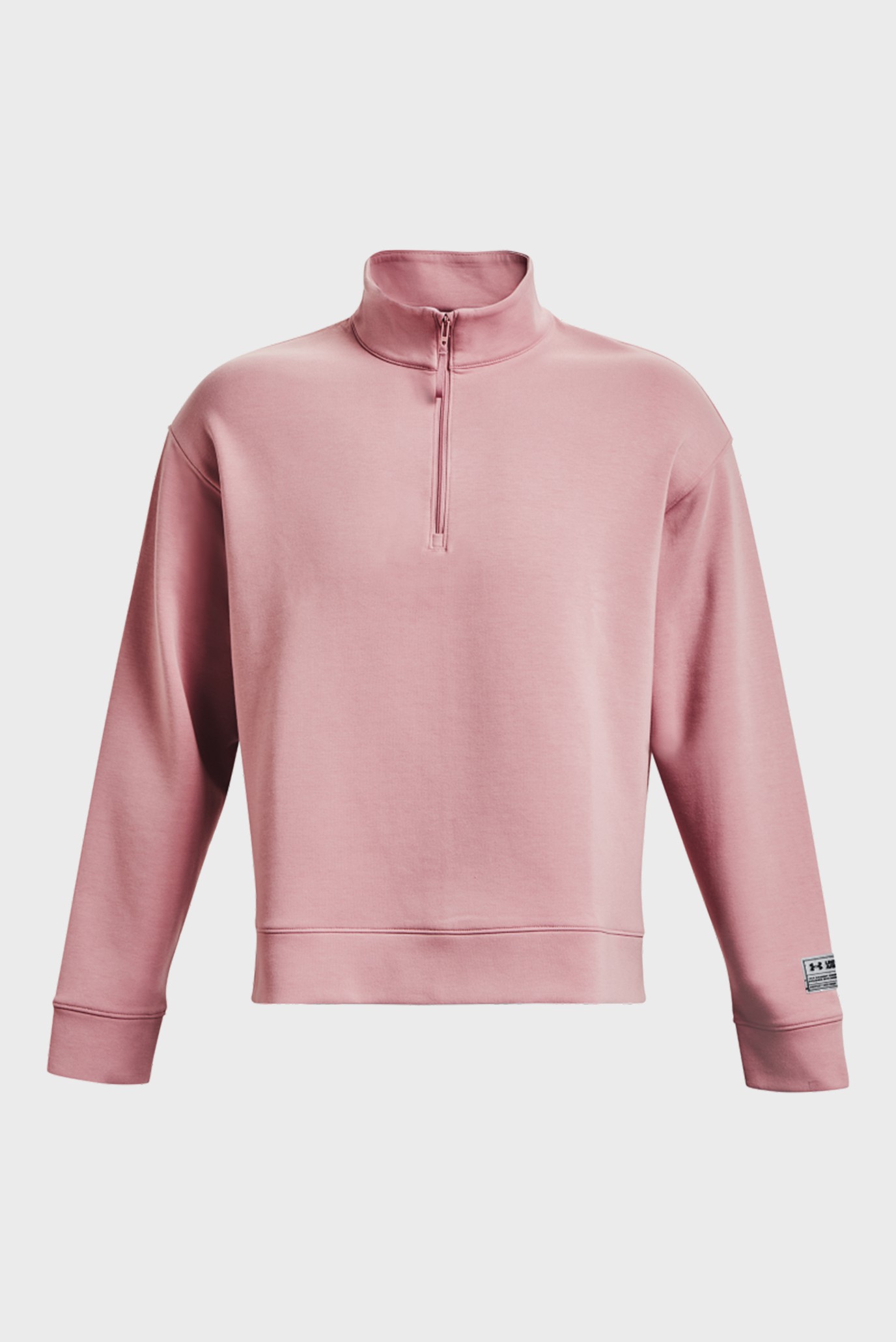 Женская розовая спортивная кофта UA Summit Knit 1/2 Zip 1