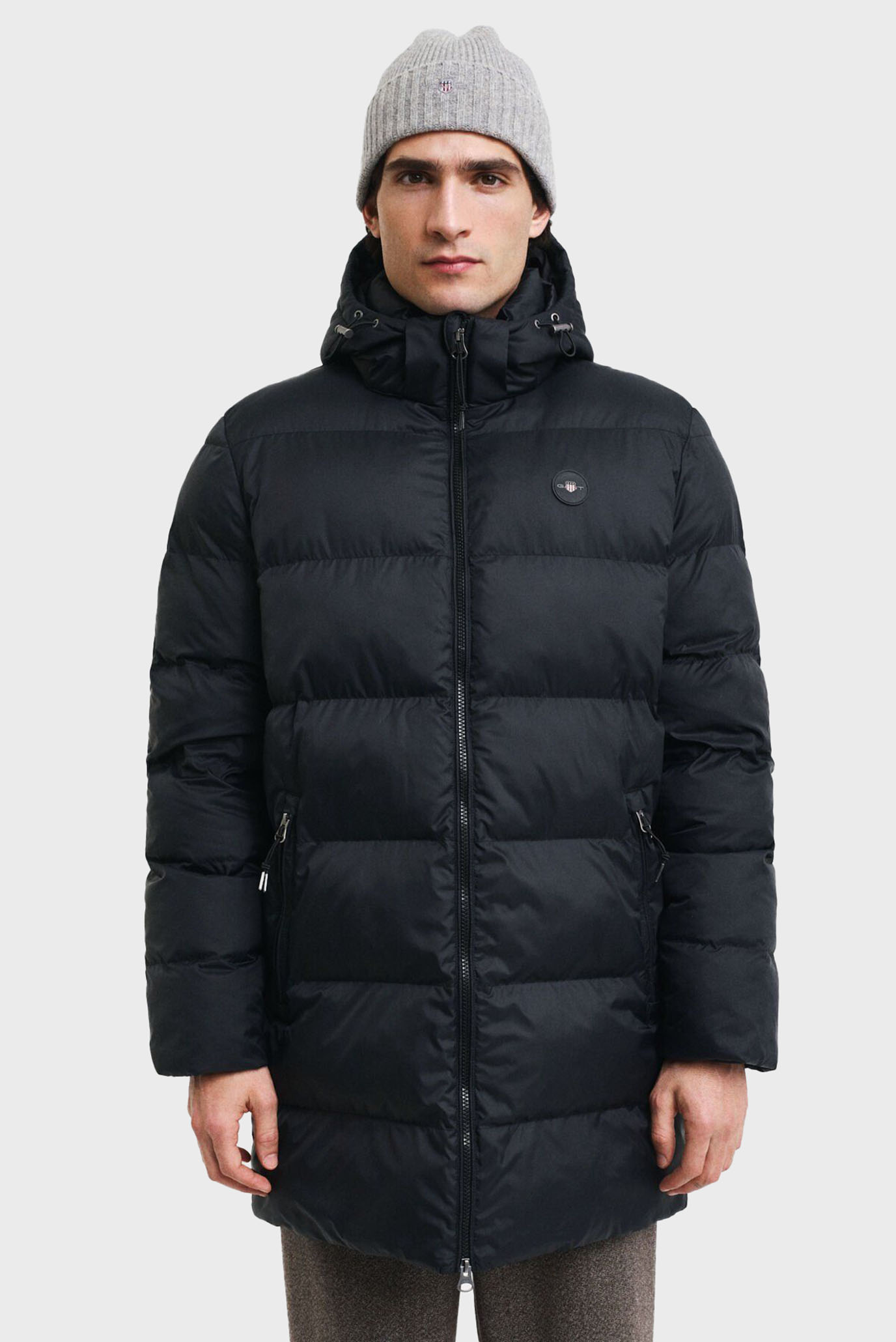 Мужская черная куртка ACTIVE CLOUD MID LENGTH JACKET 1