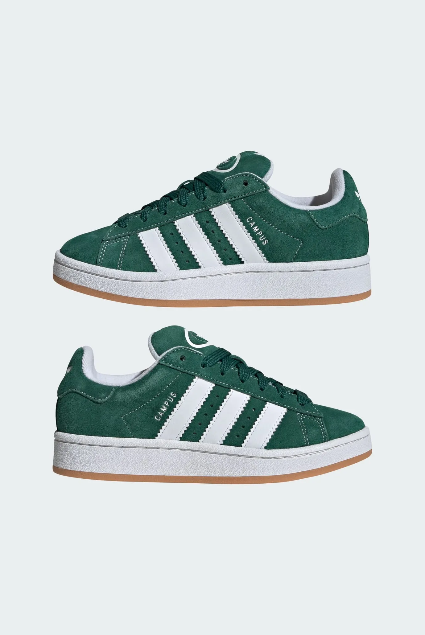 Детские зеленые замшевые сникерсы Campus 00s 7