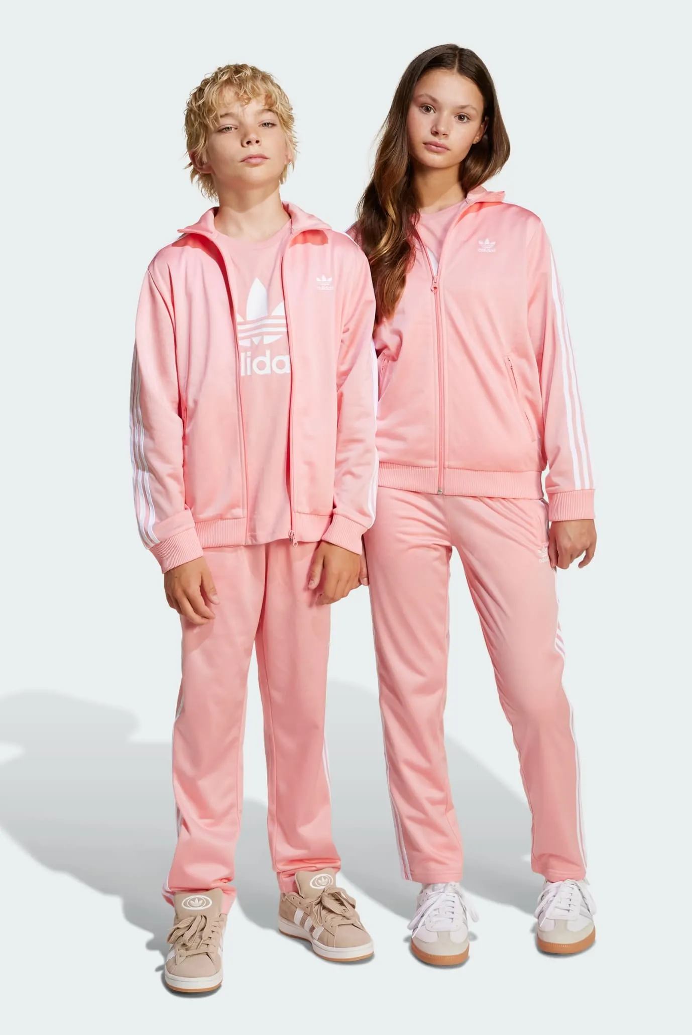 Детские розовые спортивные брюки Adicolor Firebird Kids 1