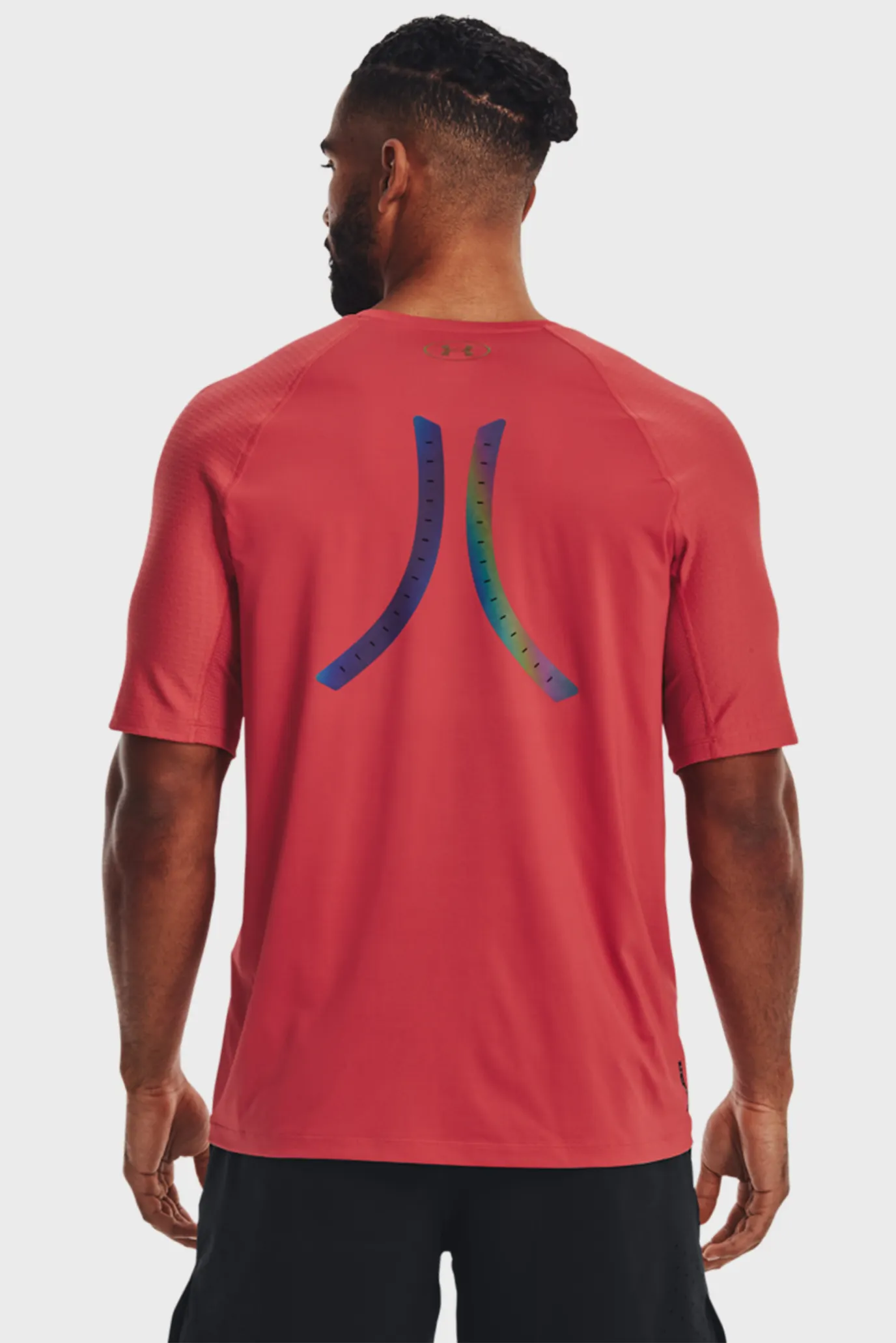 Чоловіча червона футболка UA SmartForm Rush Nov SS 3