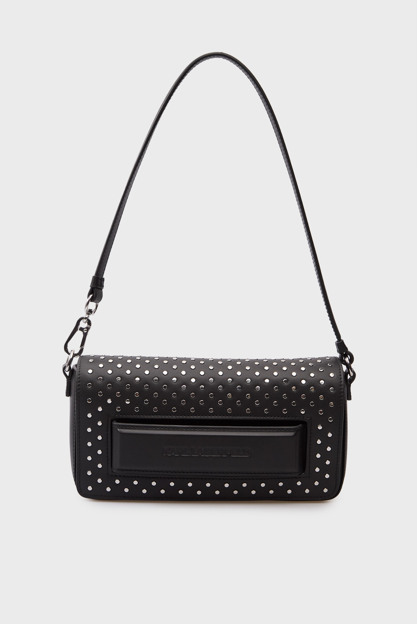 Женская черная кожаная сумка ikon Черный ONESIZE Karl Lagerfeld A4W30083 Женская черная кожаная сумка ikon Черный ONESIZE Karl Lagerfeld A4W30083