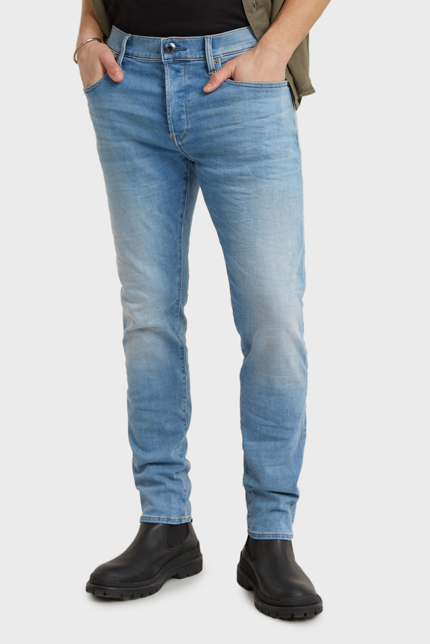 Чоловічі блакитні джинси 3301 Slim 1