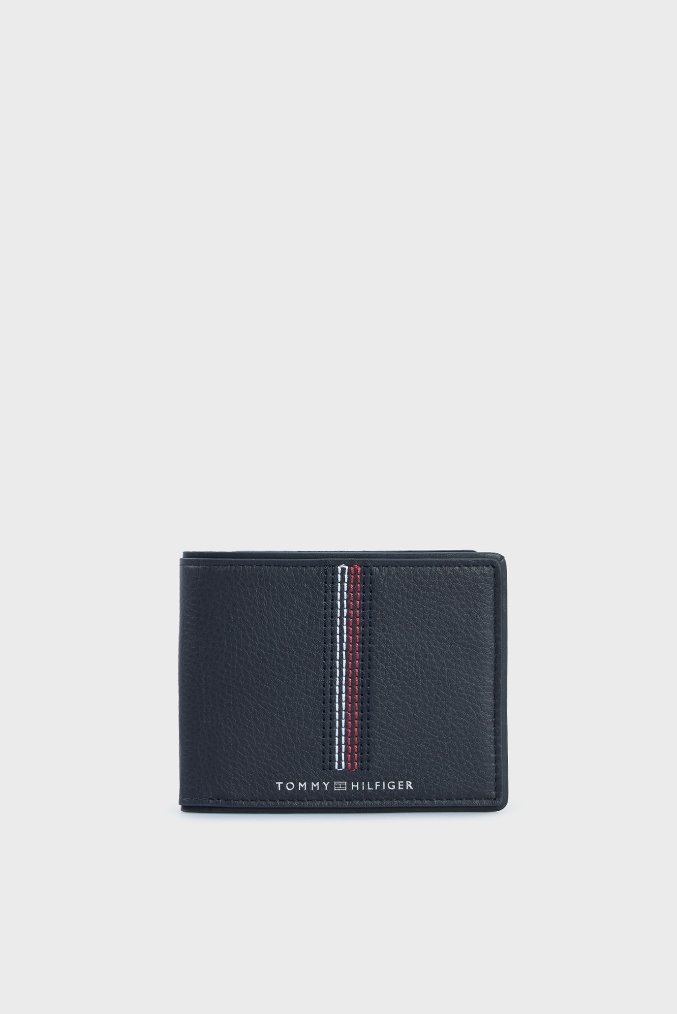 Чоловічий темно-синій шкіряний гаманець TH CASUAL MINI CC WALLET 1