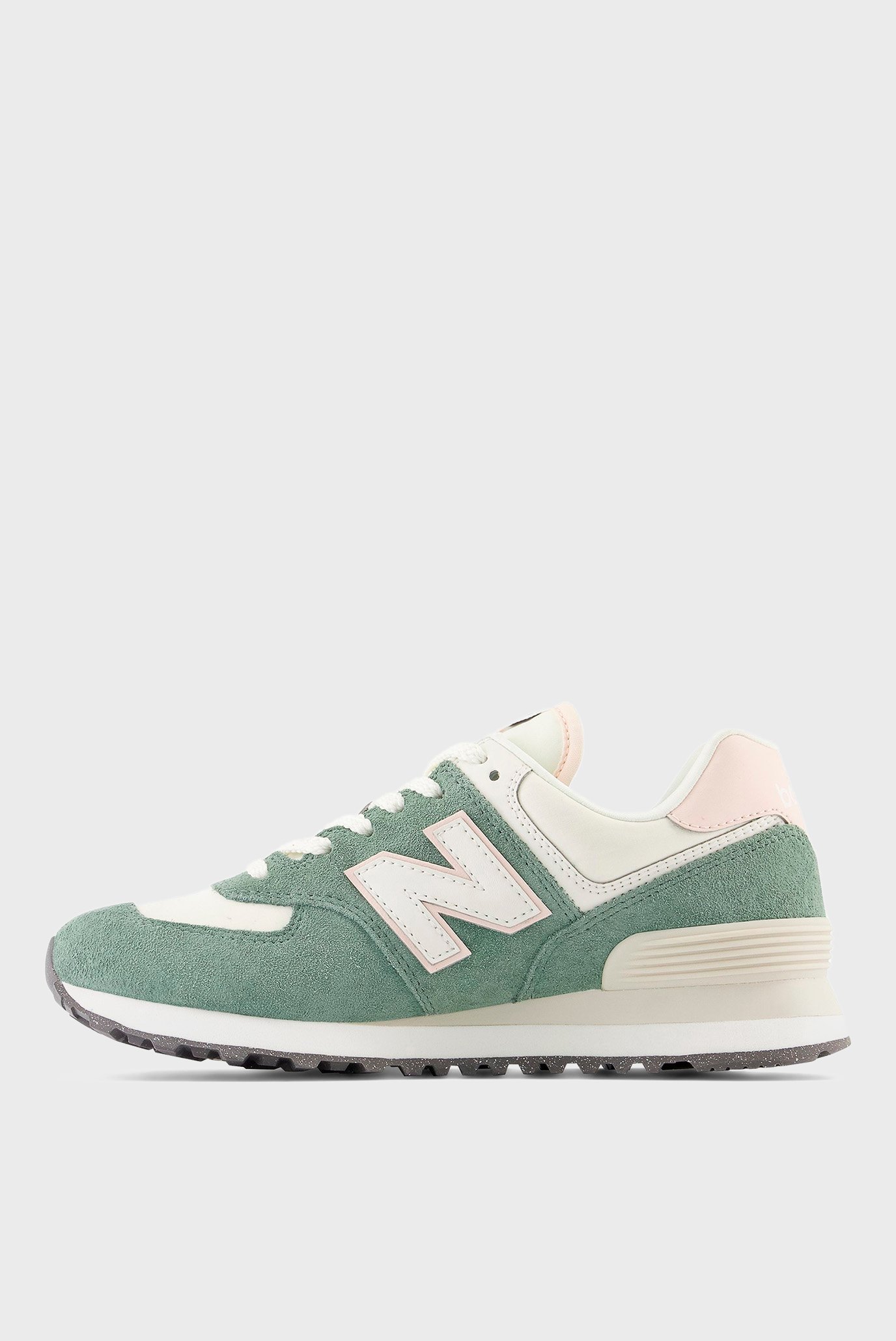 Женские зеленые кроссовки 574 New Balance WL574AJ2 — MD-Fashion