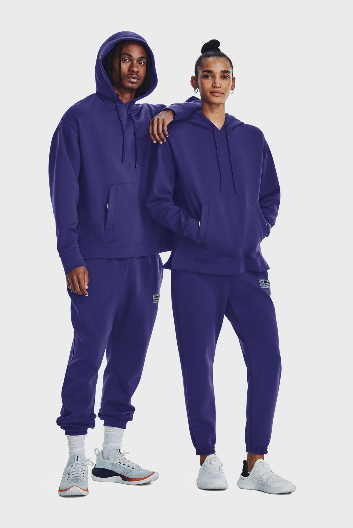 Темно-синее худи UA Summit Knit Hoodie (унисекс) Синий XL Under Armour 1377173-468